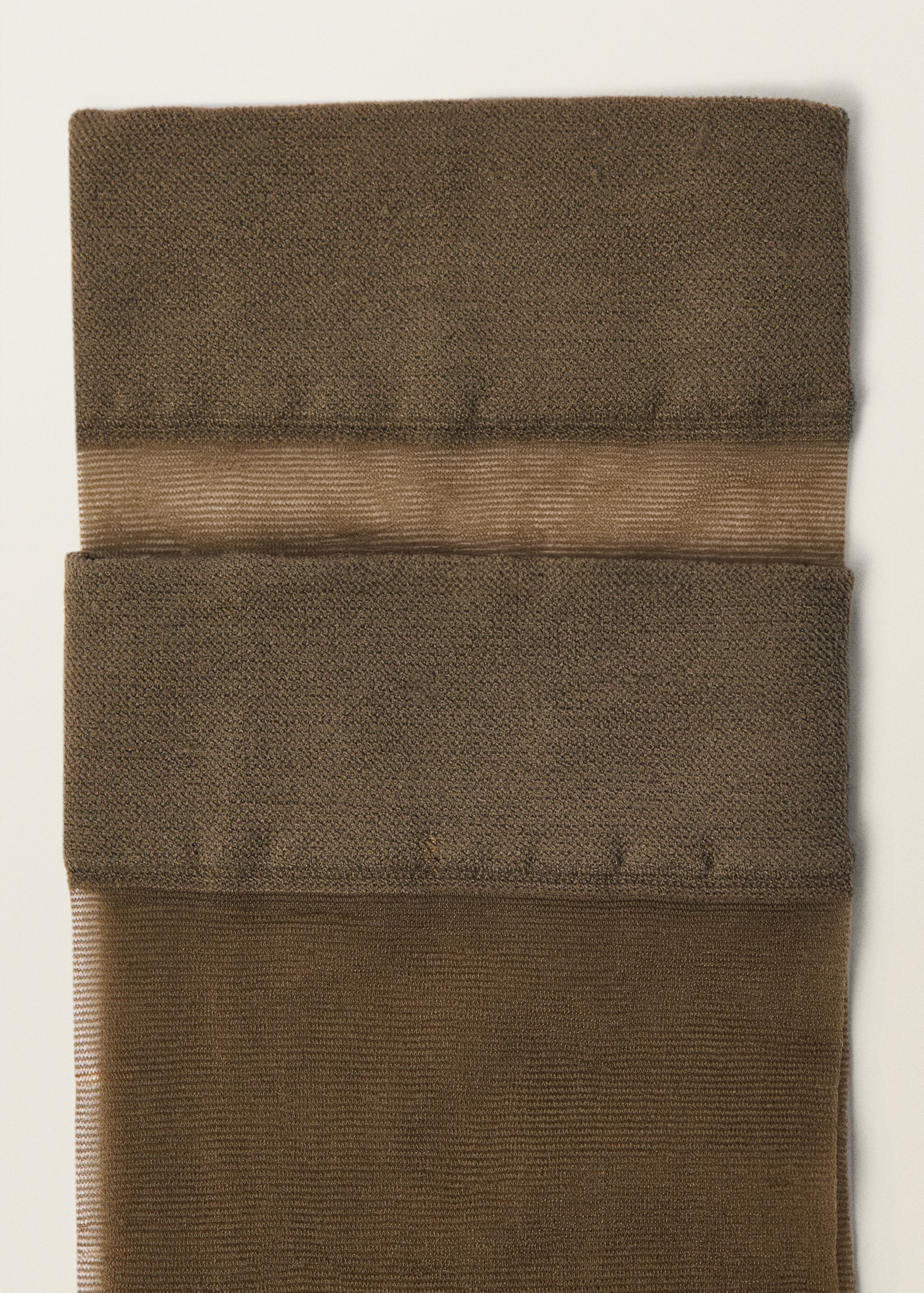 Thin veiled socks with opening - Medium plane