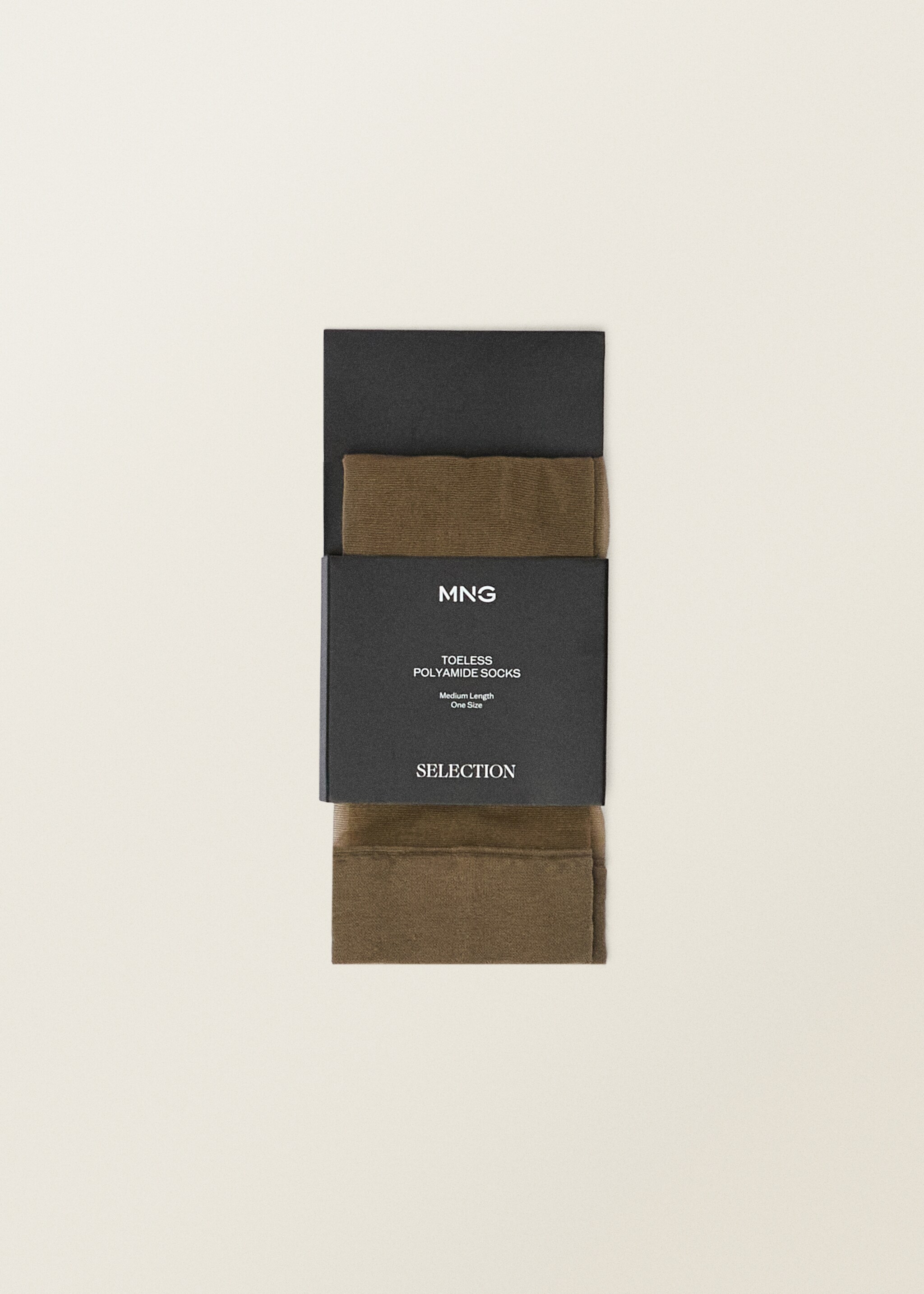 Thin veiled socks with opening - Details of the article 2