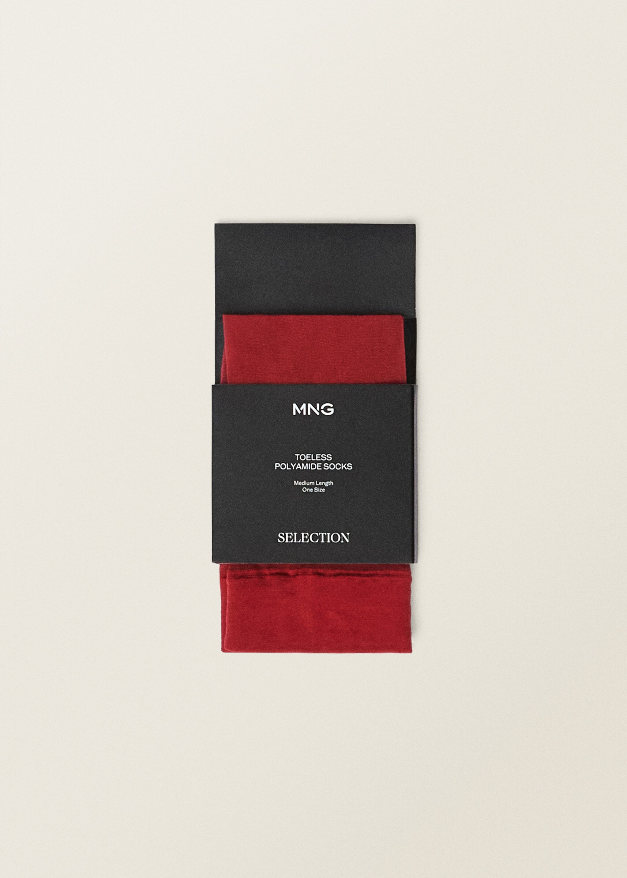 Thin veiled socks with opening - Details of the article 2