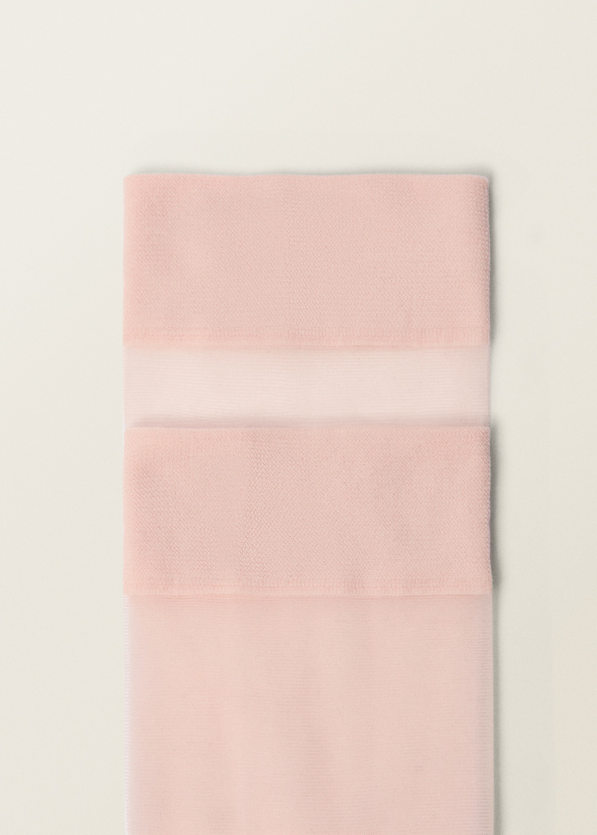 Thin veiled socks with opening - Medium plane