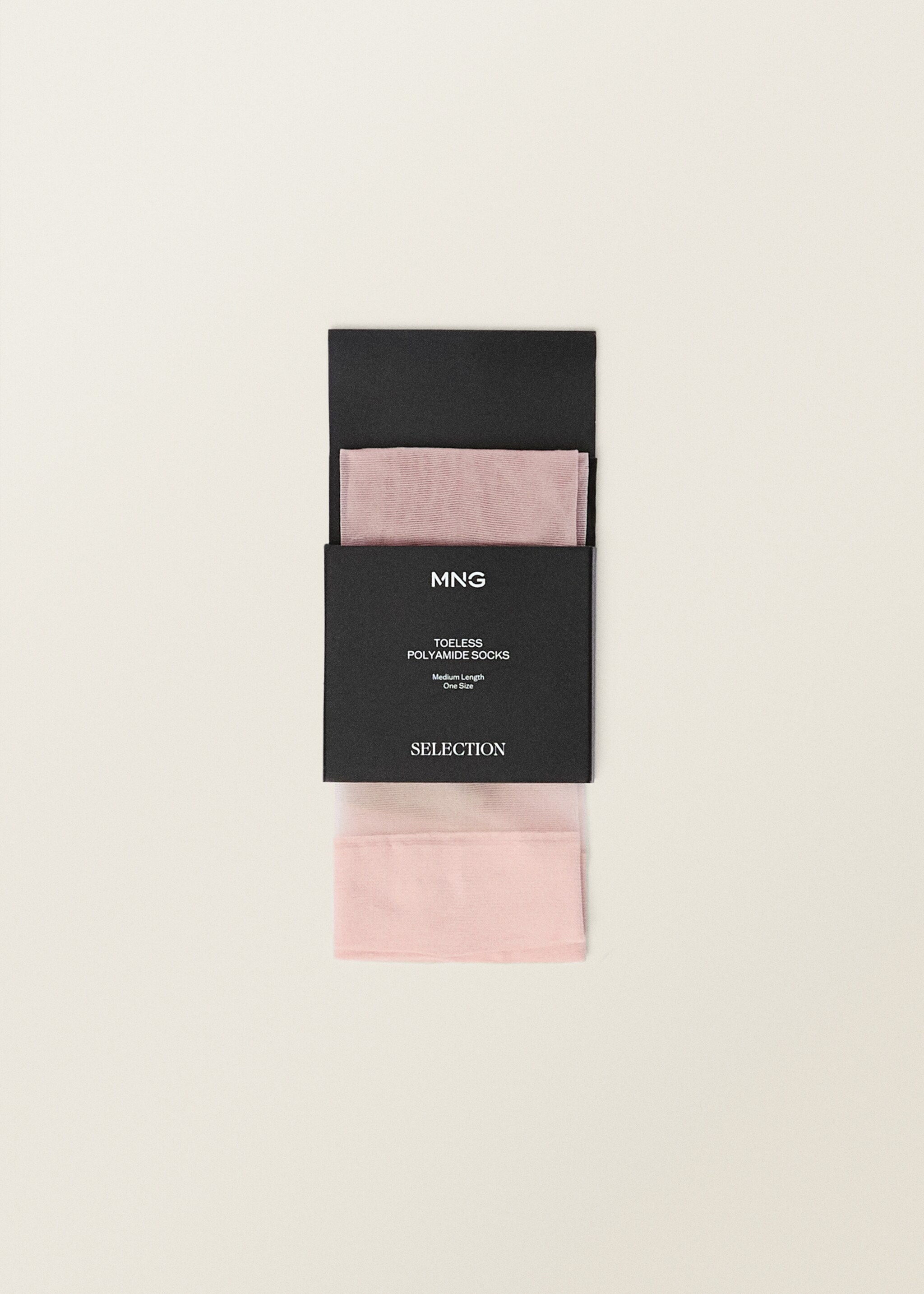 Thin veiled socks with opening - Details of the article 2