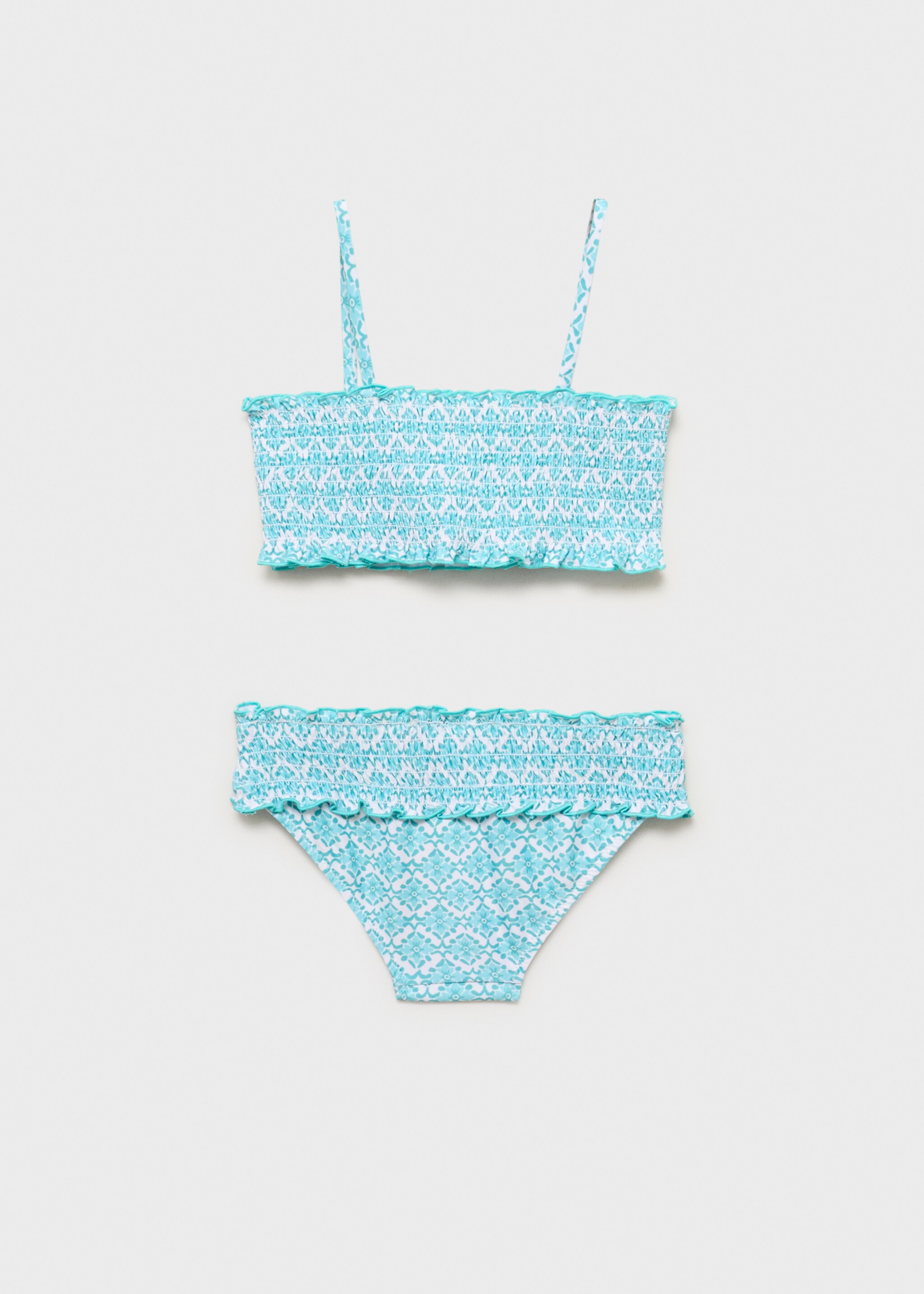 Printed bandeau bikini - Reverse of the article