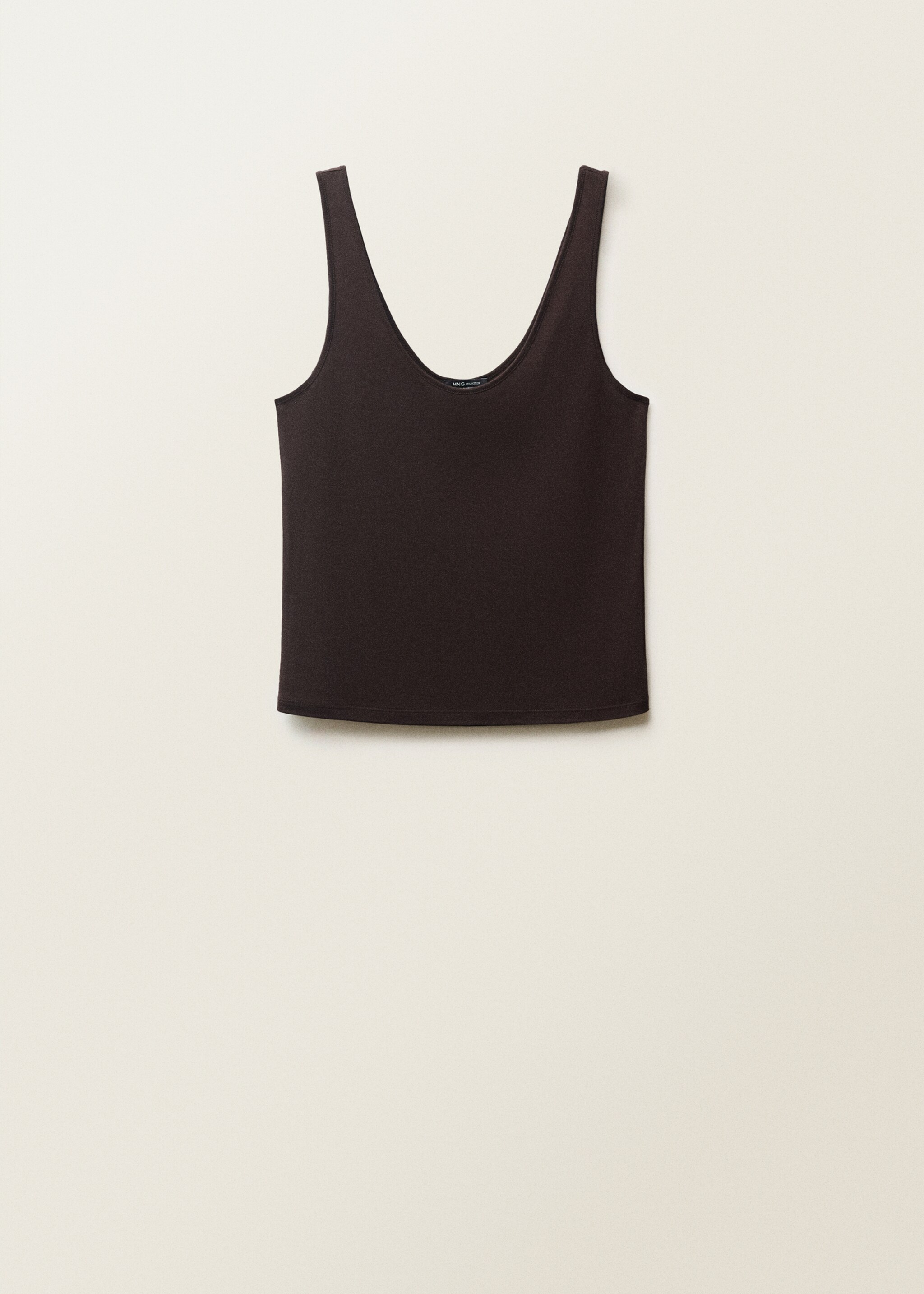 Low-neck lyocell top - Article without model