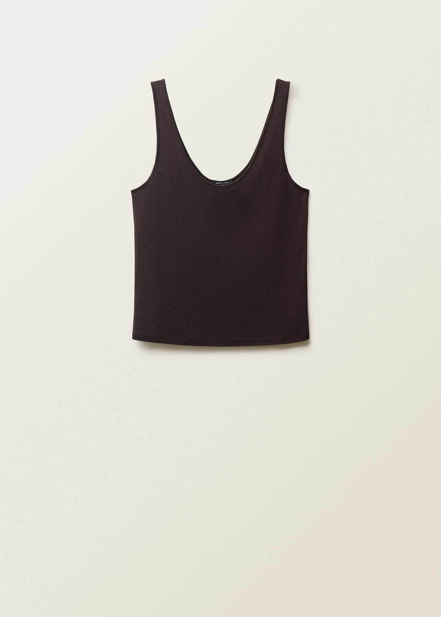 Low-neck lyocell top - Article without model