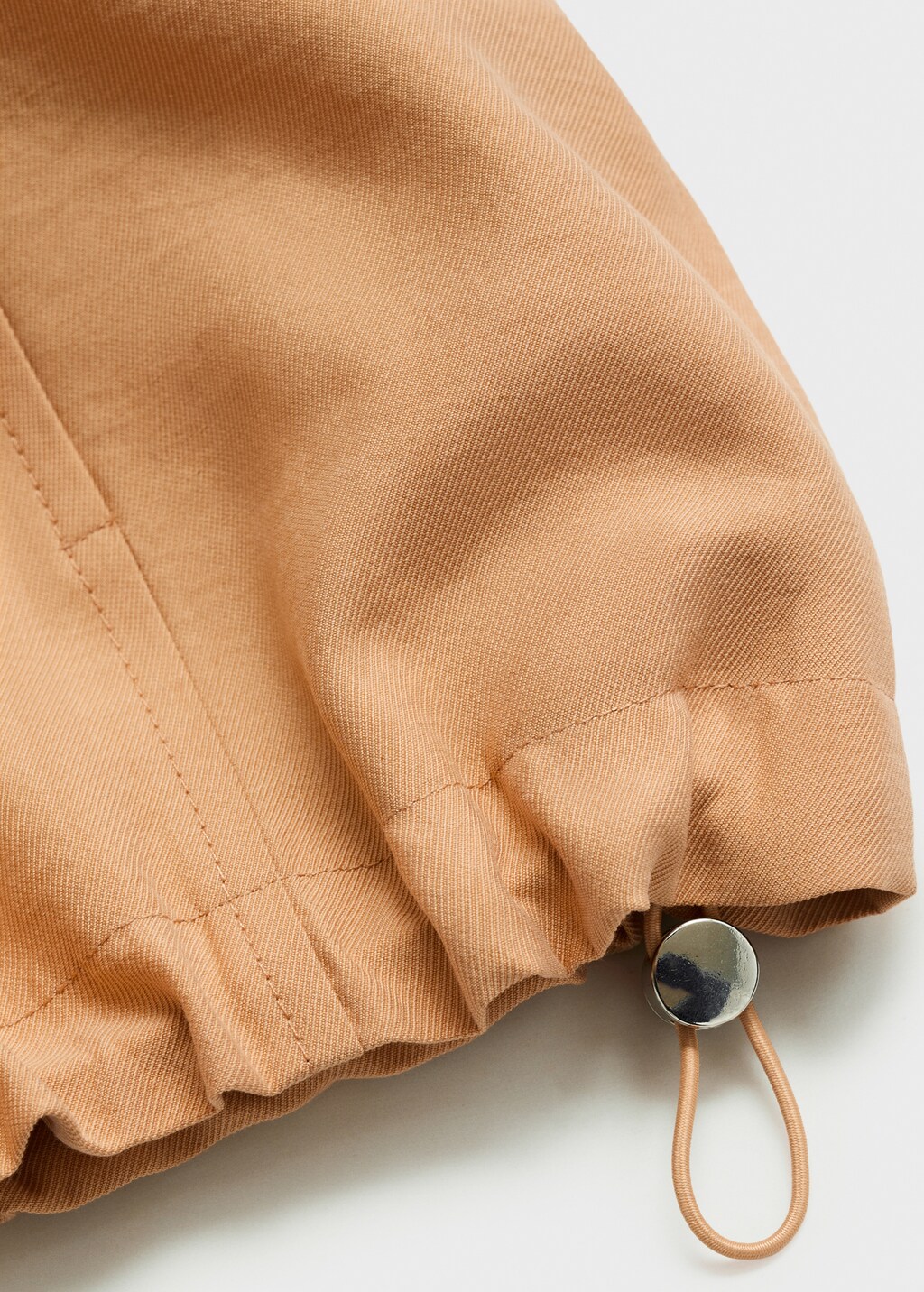 Oversized lyocell jacket with pockets