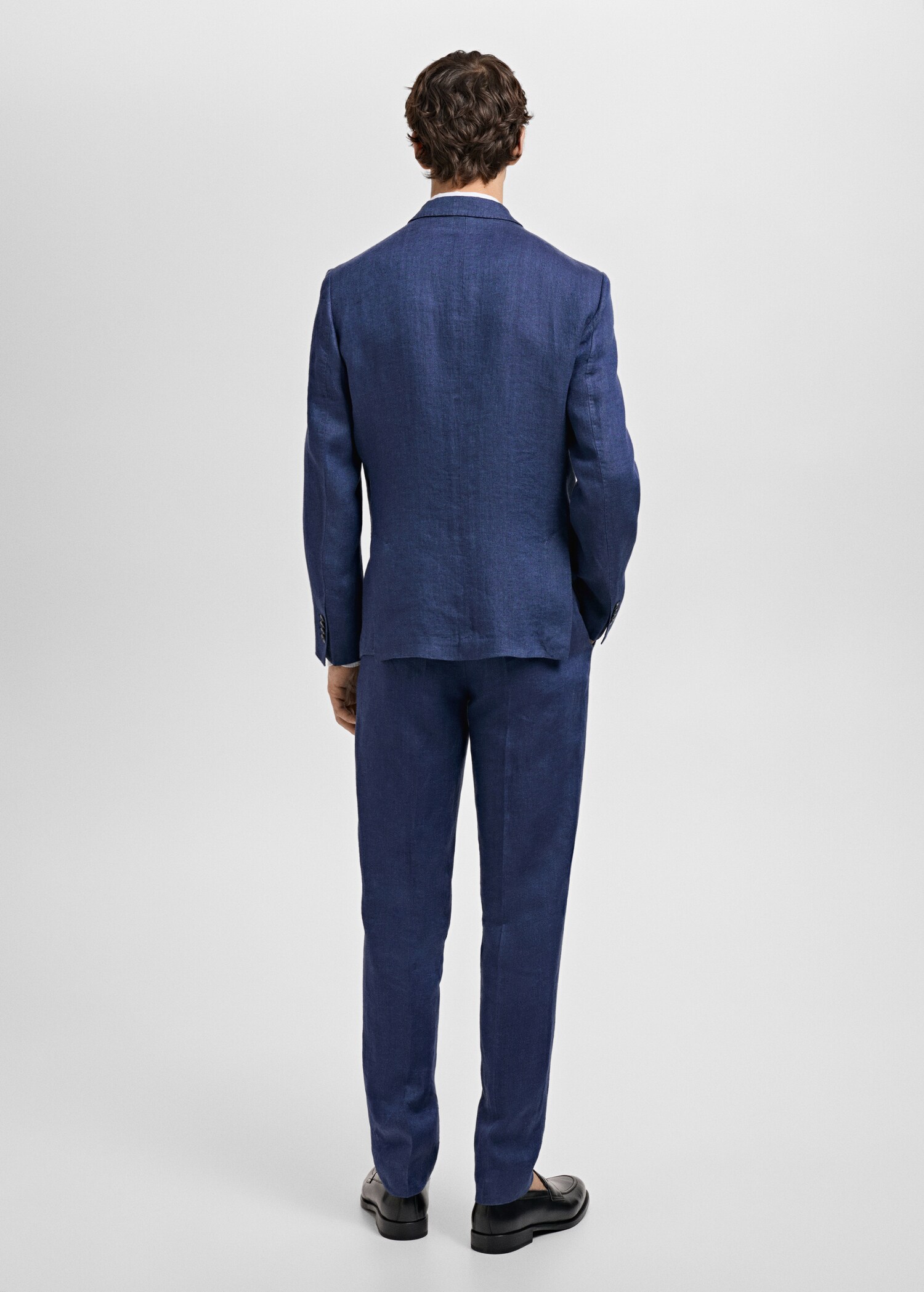 Salerno dressjakke 100% lin slim fit - Baksiden av artikkelen
