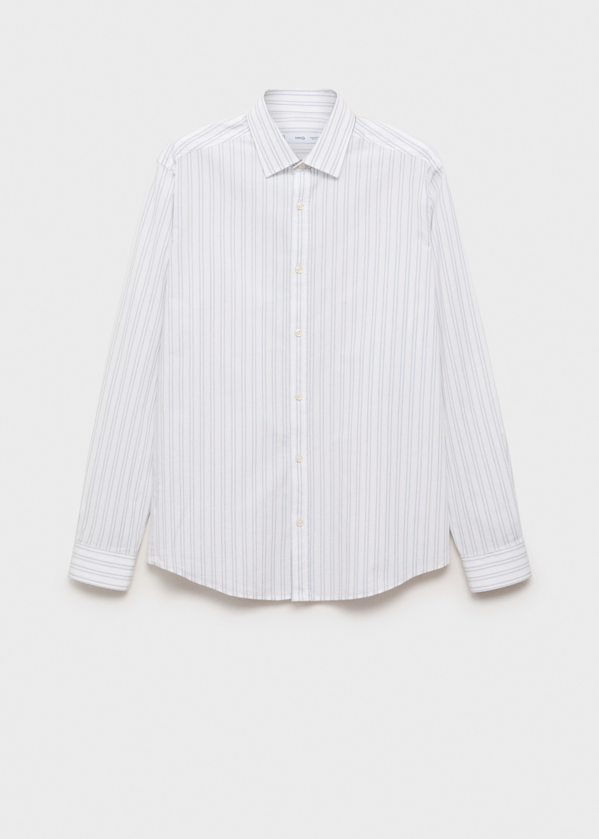 Chemise à rayures 100% coton coupe régulière - Article sans modèle