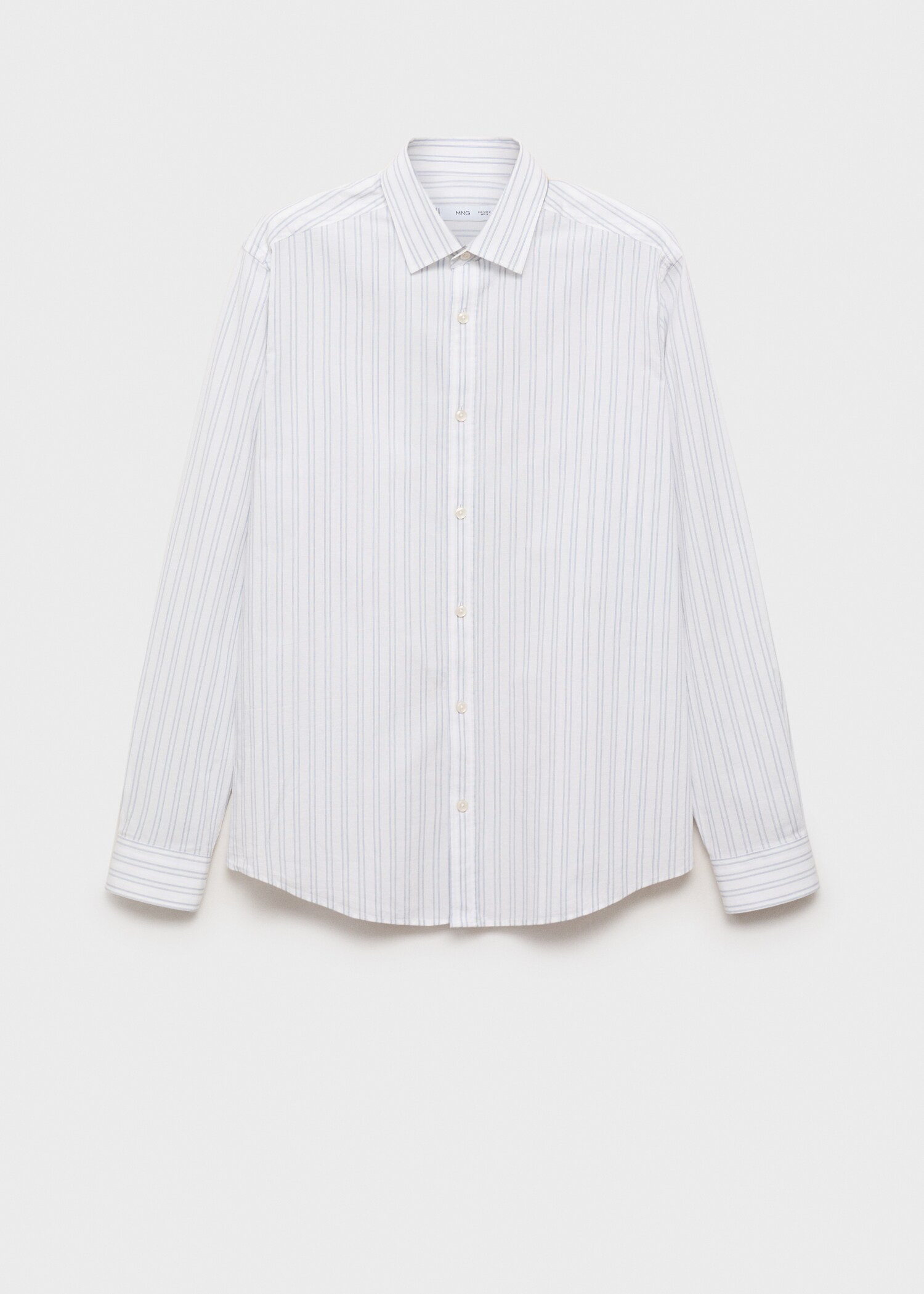 Chemise à rayures 100% coton coupe régulière - Article sans modèle