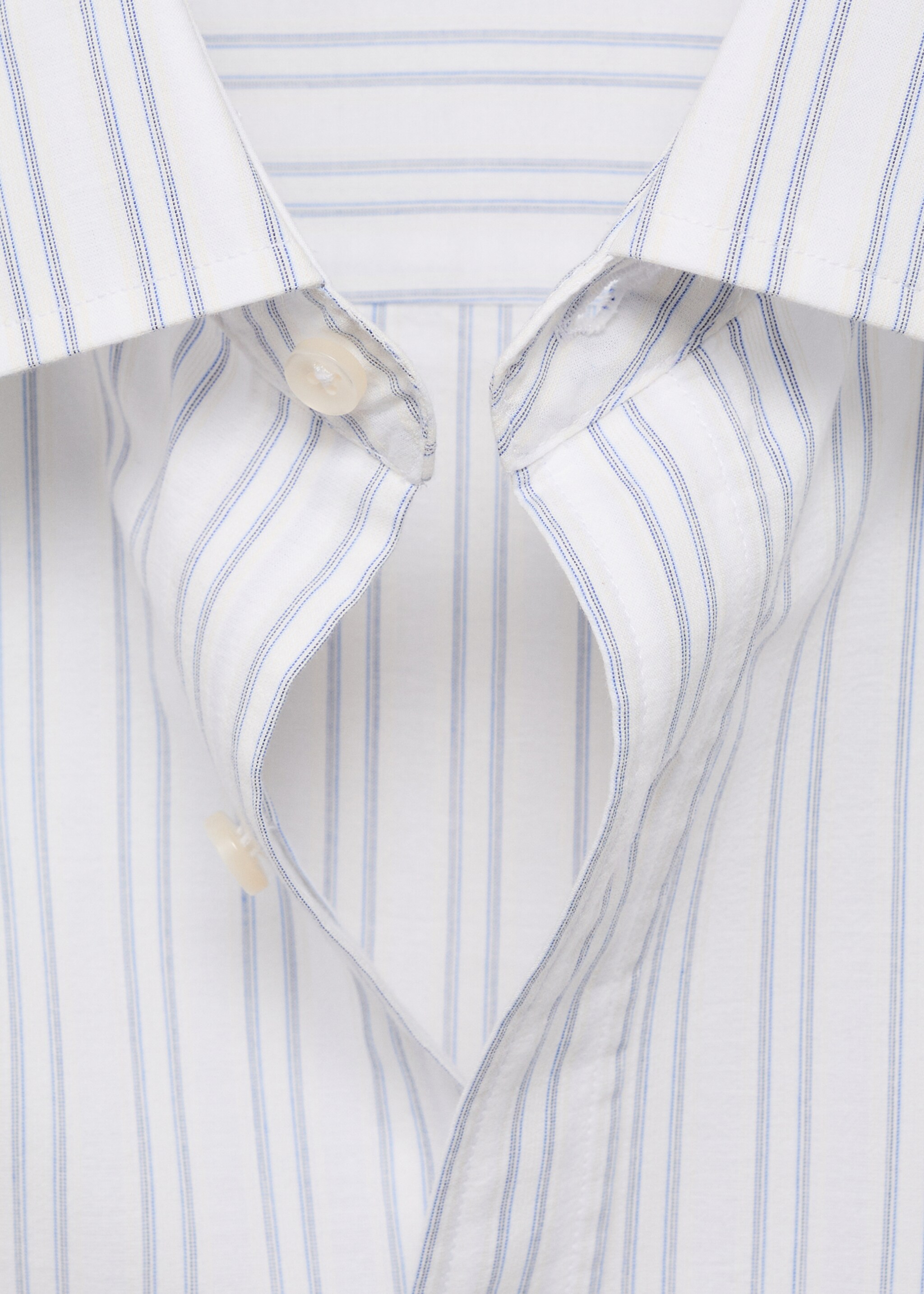 Chemise à rayures 100% coton coupe régulière - Détail de l'article 8