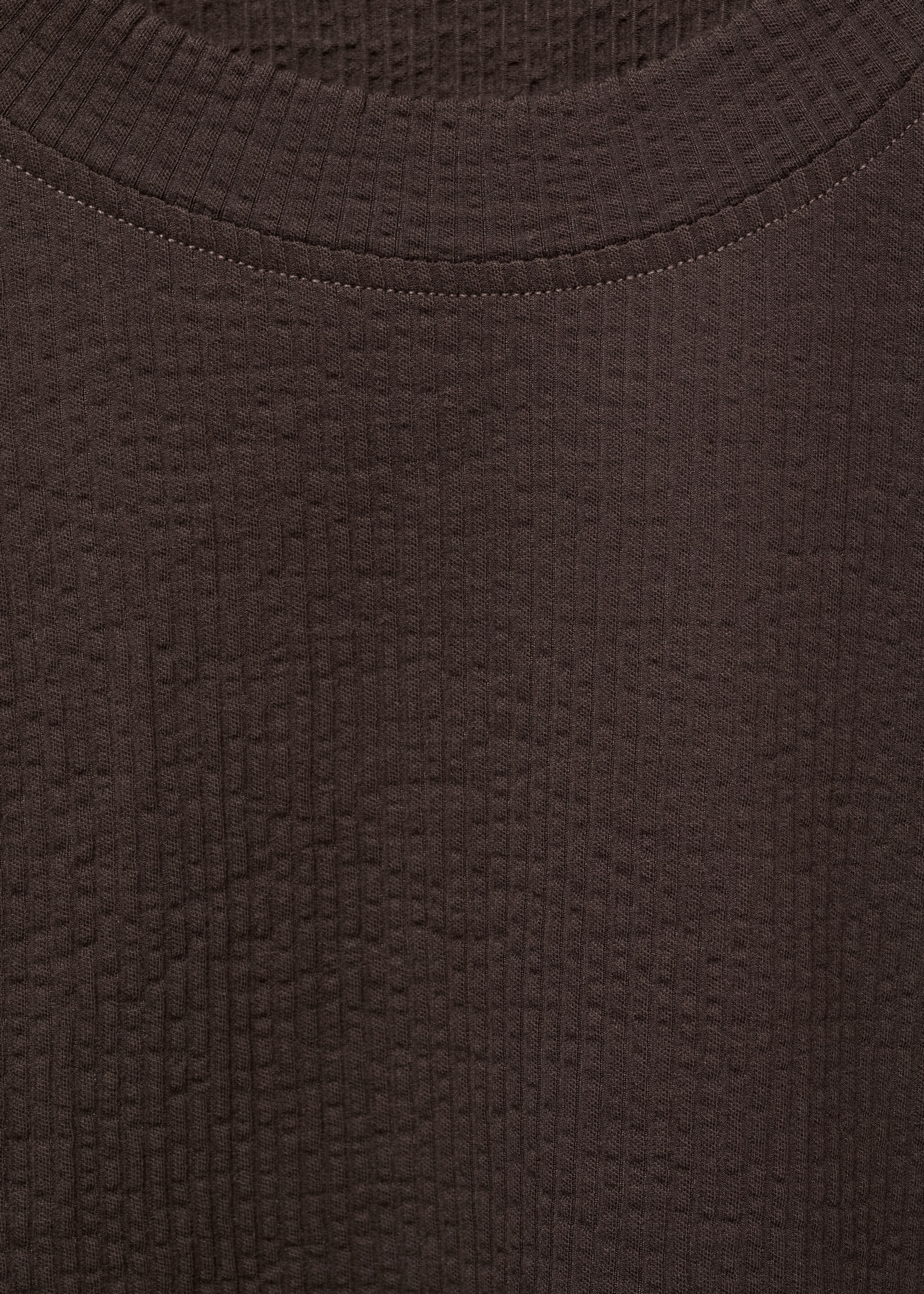 Cotton seersucker t-shirt - Details of the article 8