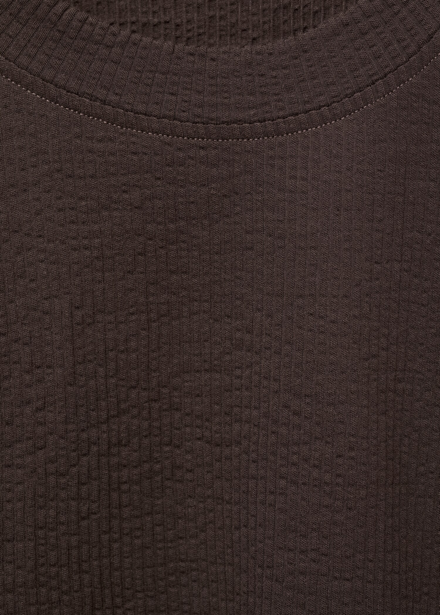 Cotton seersucker t-shirt - Details of the article 8