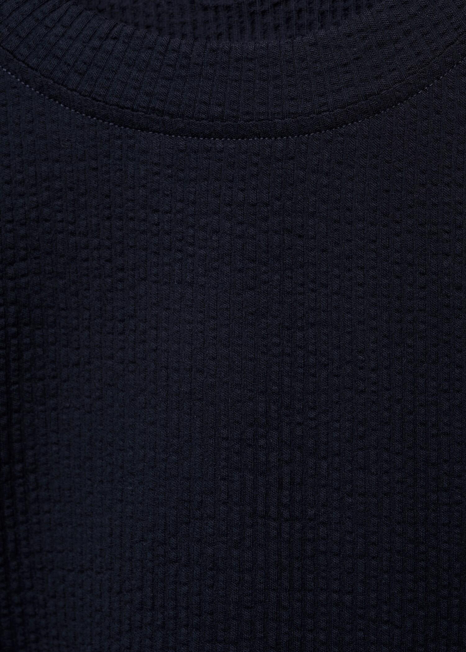 Cotton seersucker t-shirt - Details of the article 8