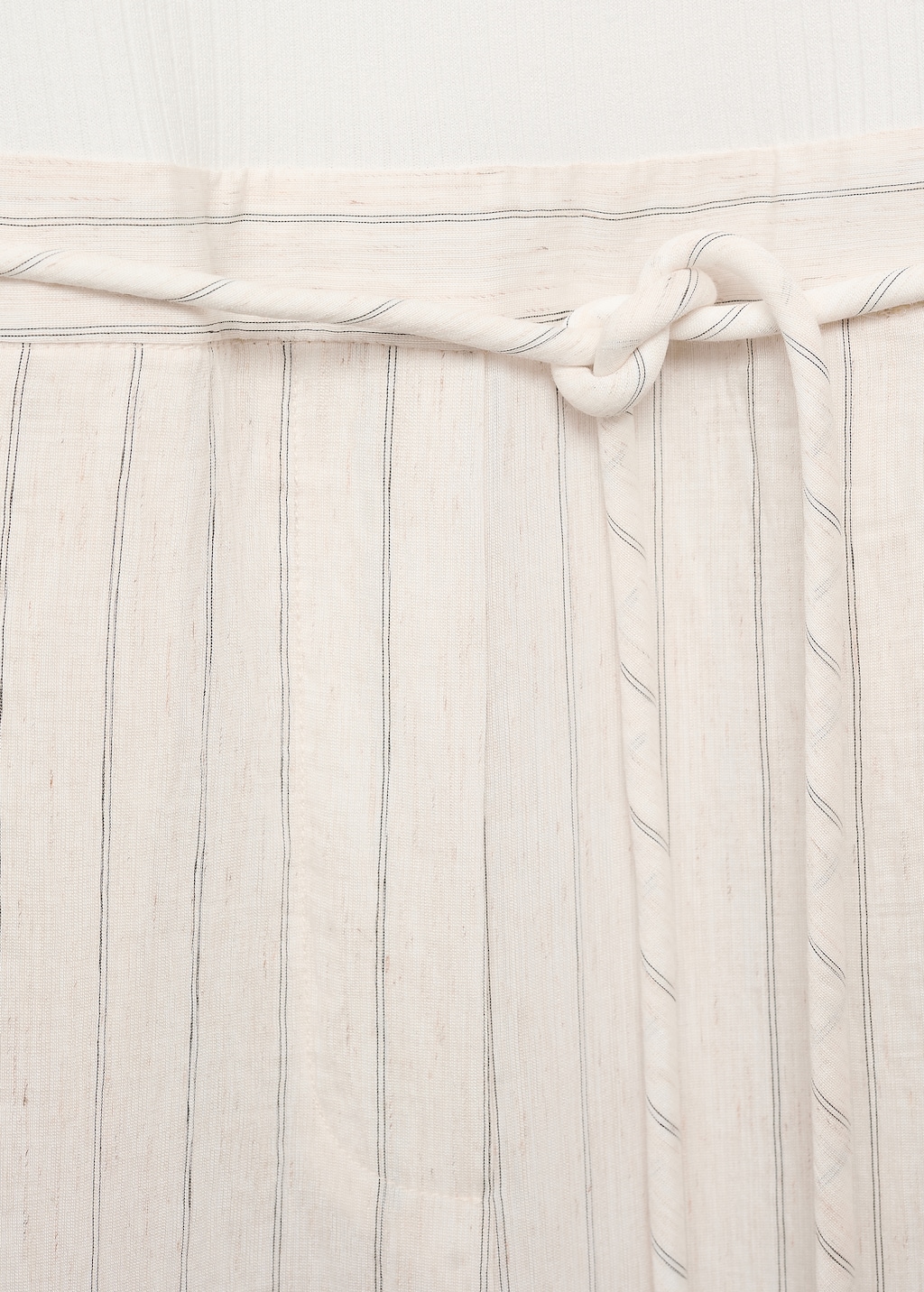 Striped combined knitted jumpsuit