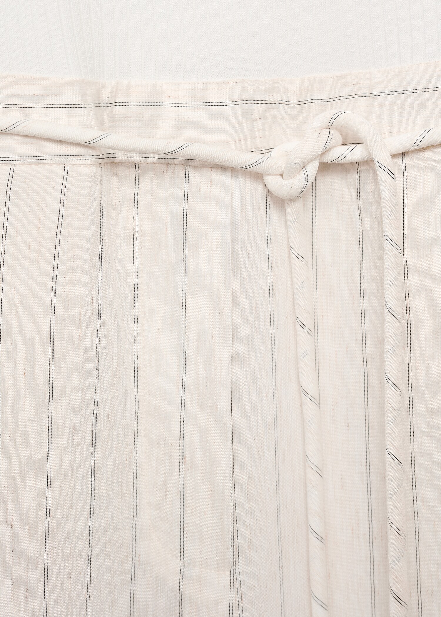 Striped combined knitted jumpsuit - Details of the article 0
