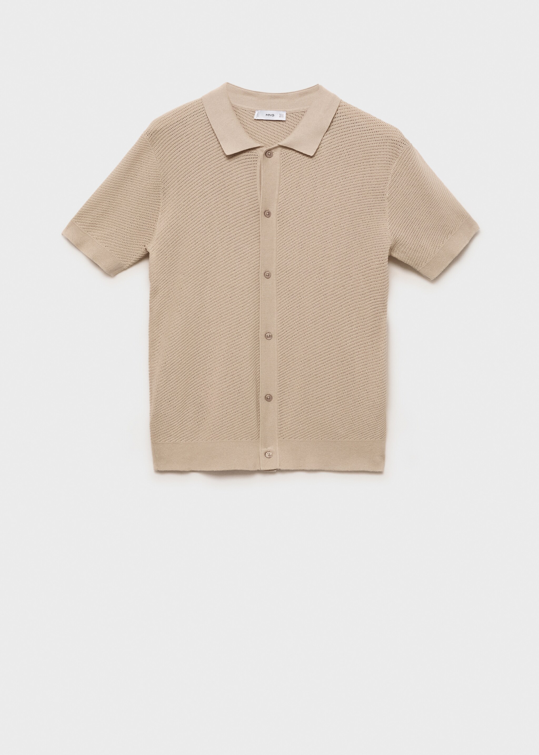 Camisa punto calado estructura - Artículo sin modelo