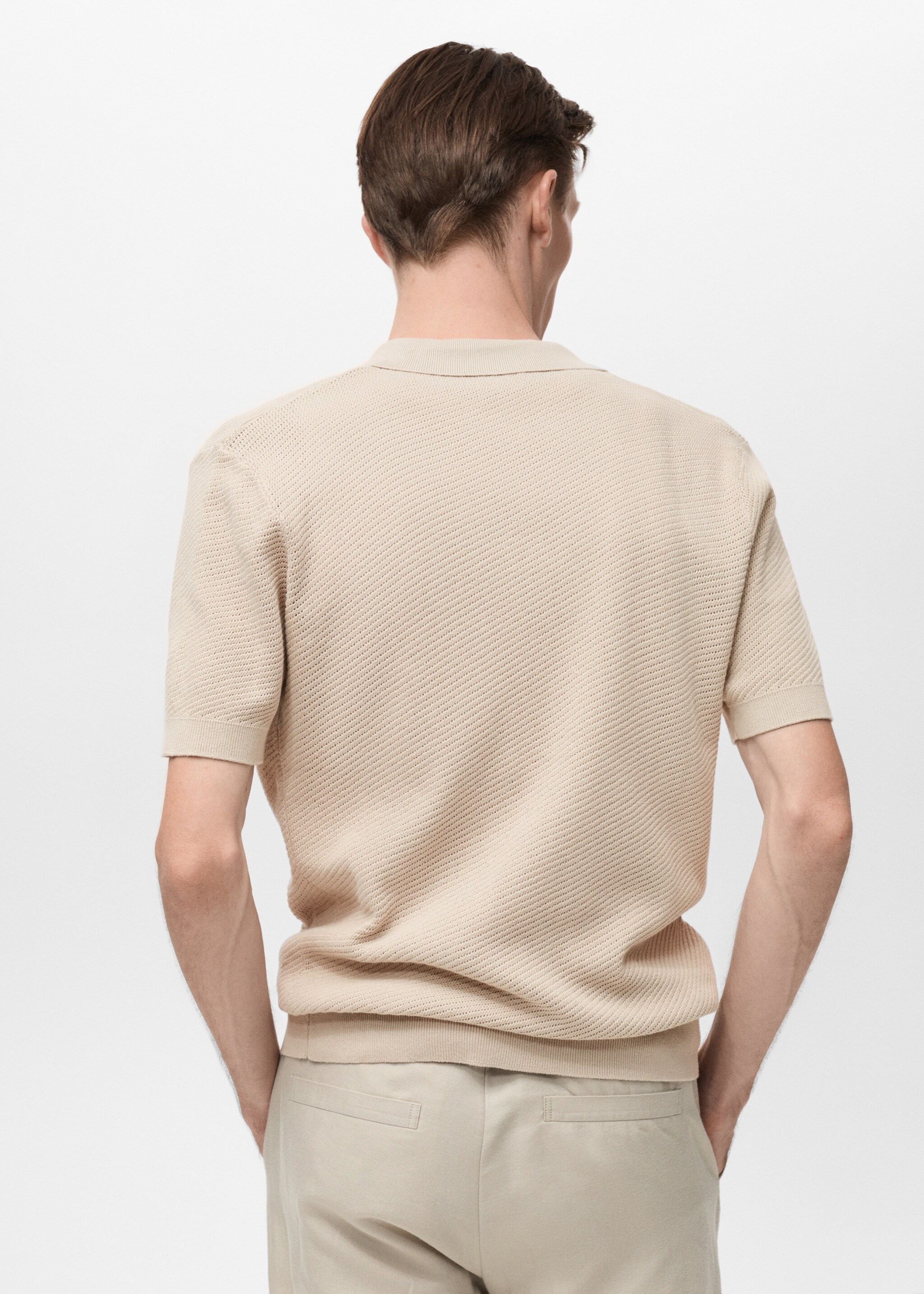 Camisa punto calado estructura - Reverso del artículo