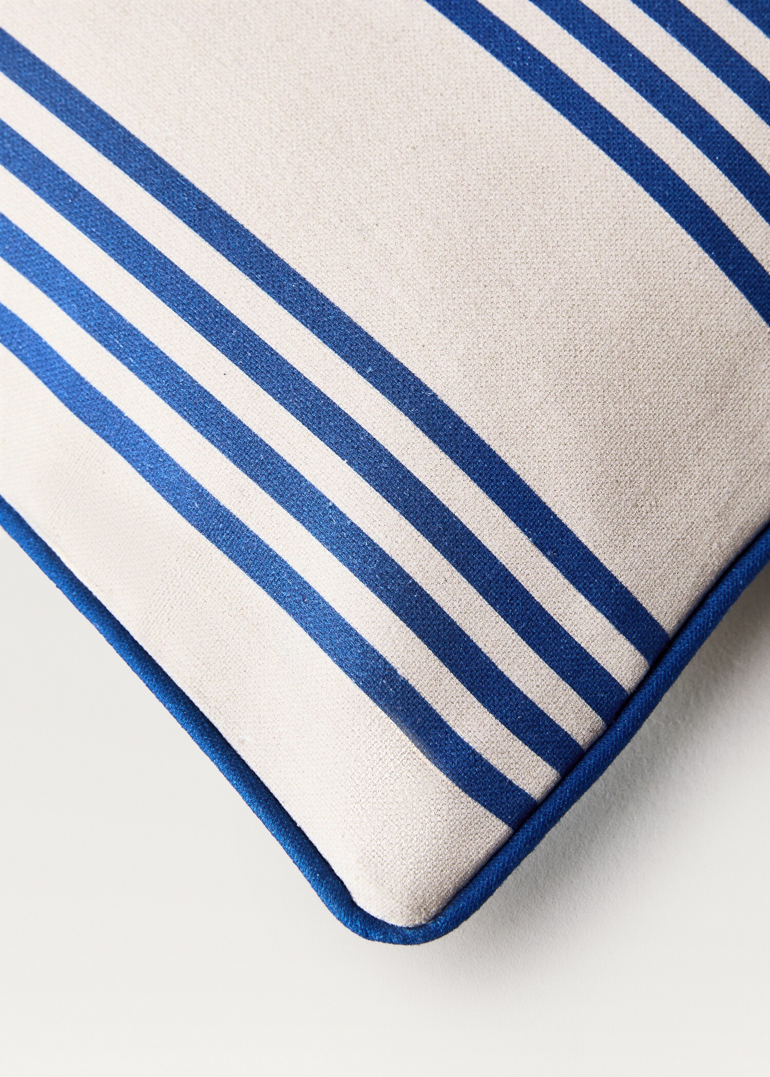 Housse de coussin imperméable imprimé rayures 45x45 cm - Détail de l'article 2