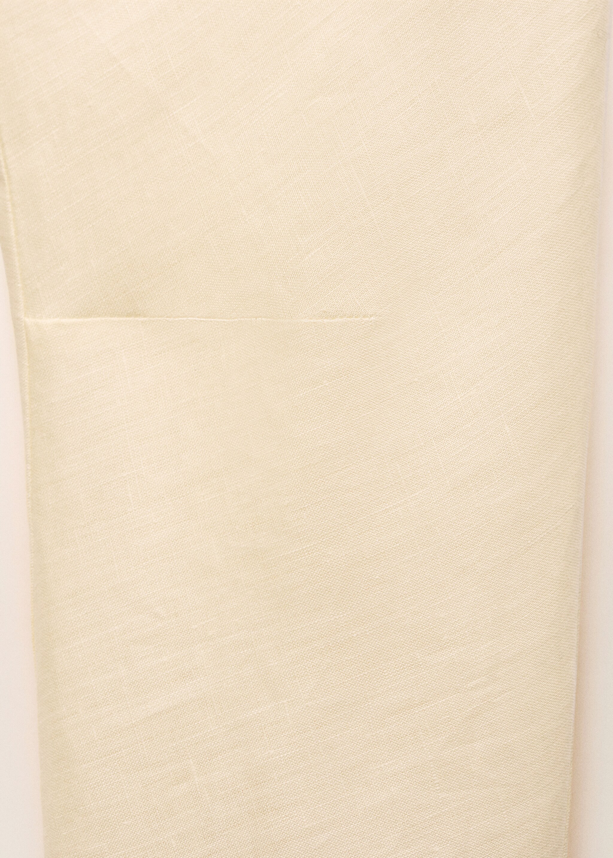 Linen shirt with button detail - Details of the article 8