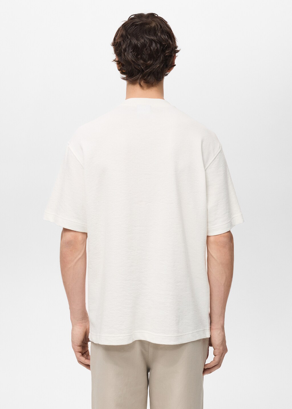 その他 SALSATION Wide Neck T-shirt Light Brown ASOS Super Oversized T-shirt With Raw Scoop Neck In Brown