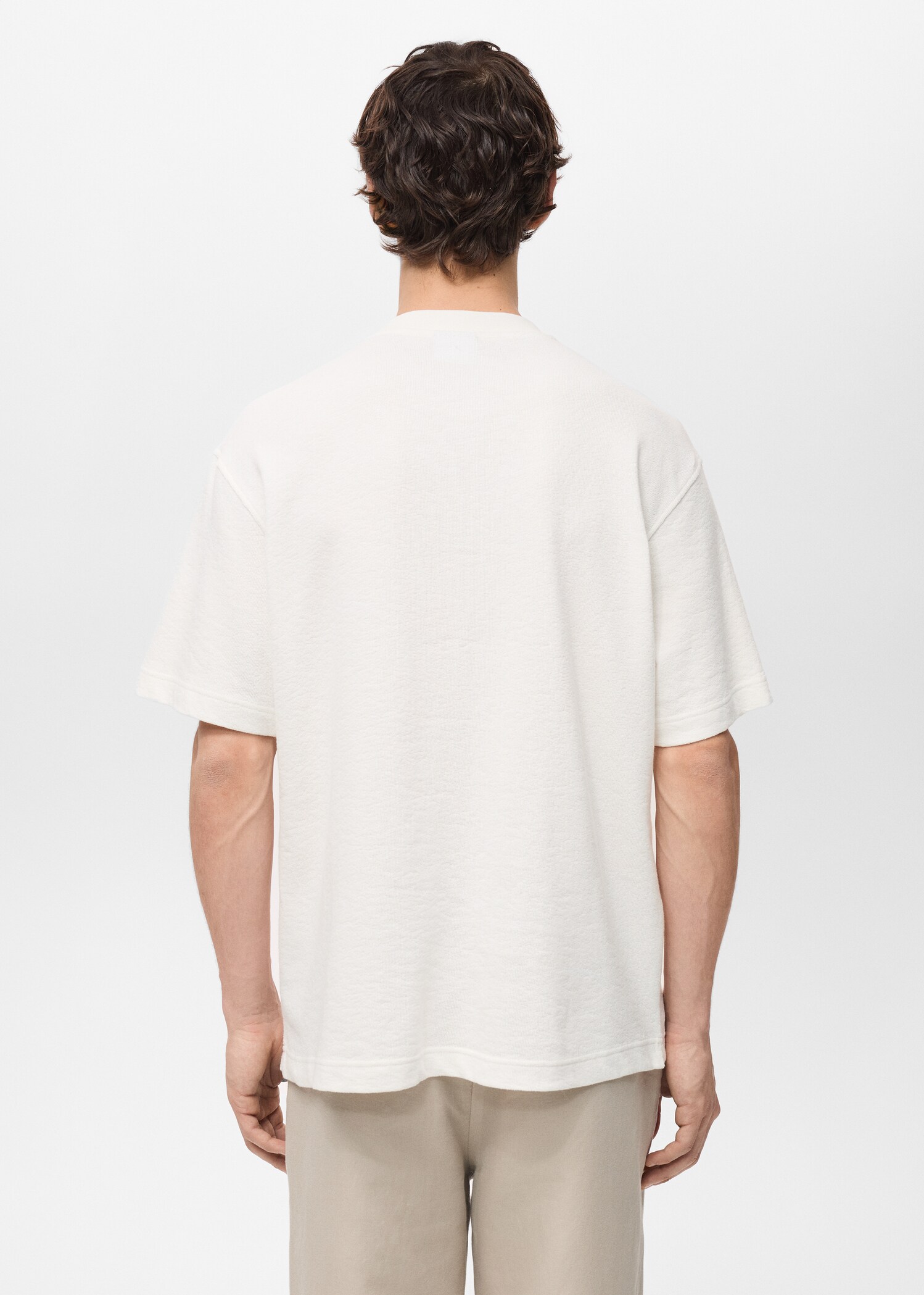 T-shirt relaxed-fit structuré - Verso de l’article