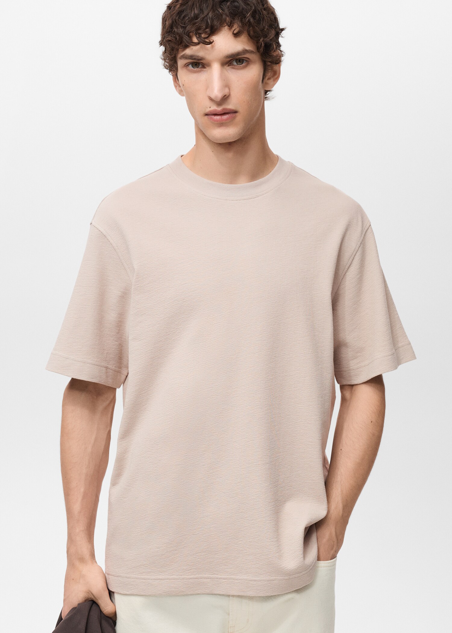 T-shirt relaxed-fit structuré - Plan moyen