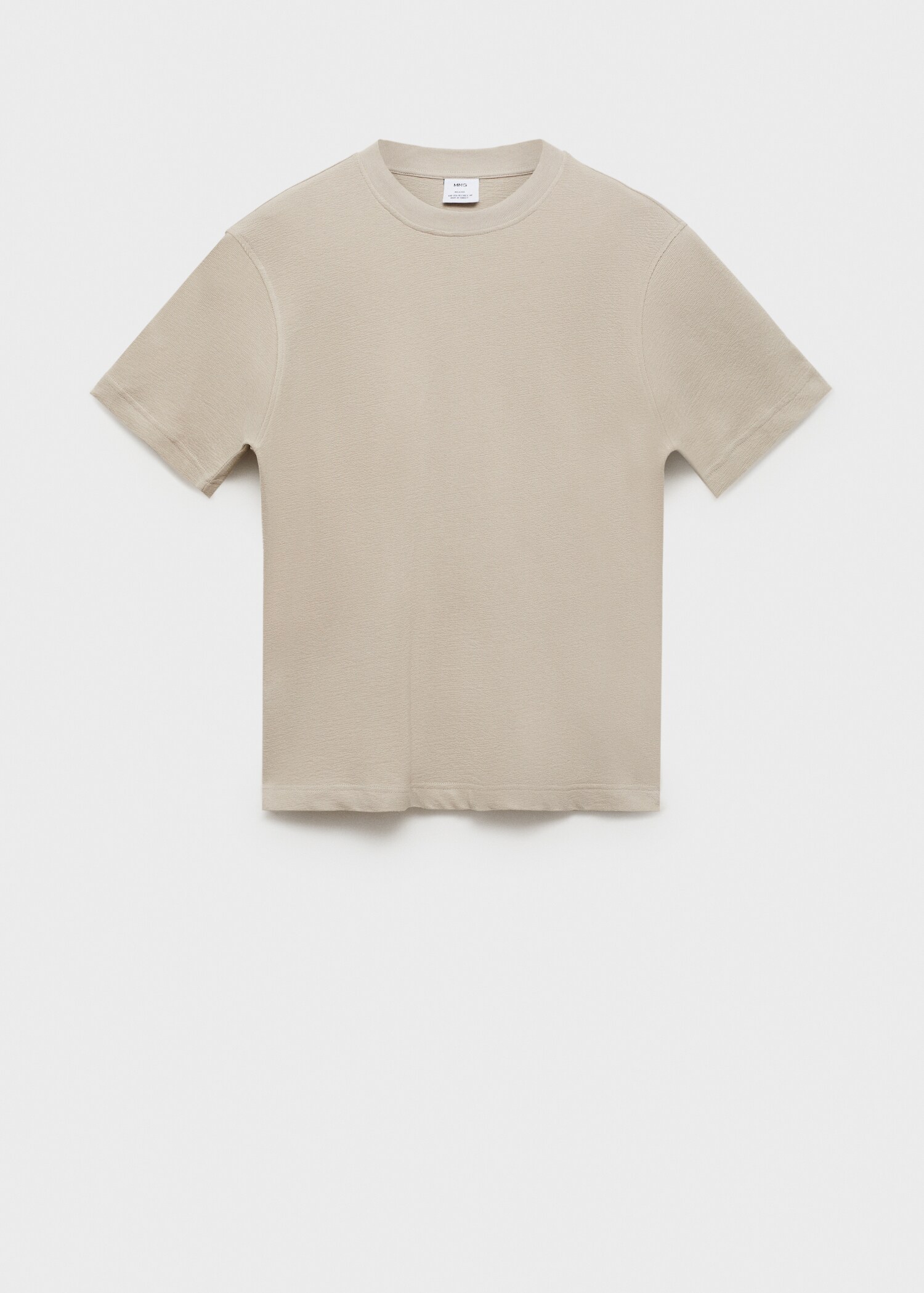 Camiseta relaxed fit estructura - Artículo sin modelo