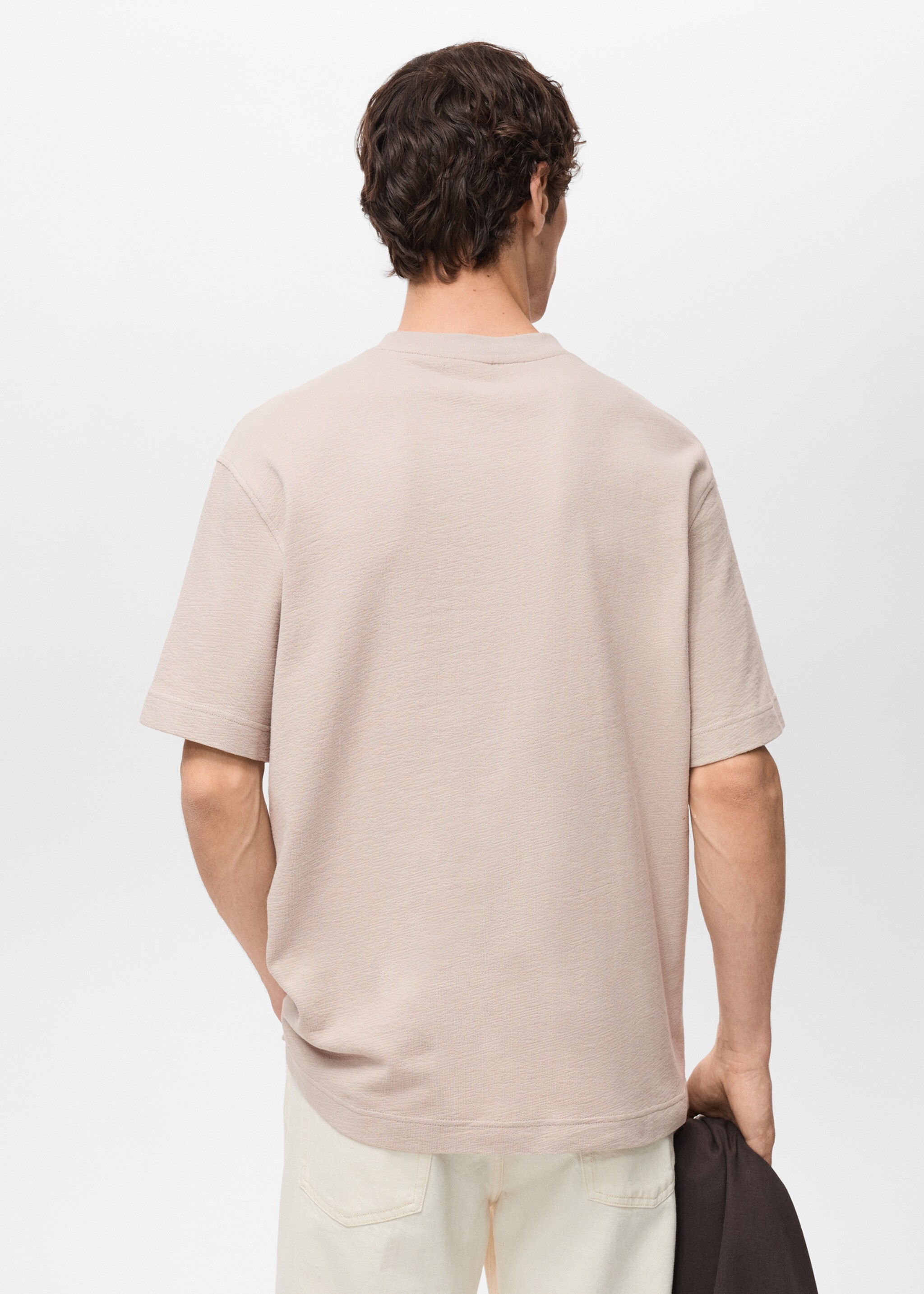 T-shirt relaxed-fit structuré - Verso de l’article
