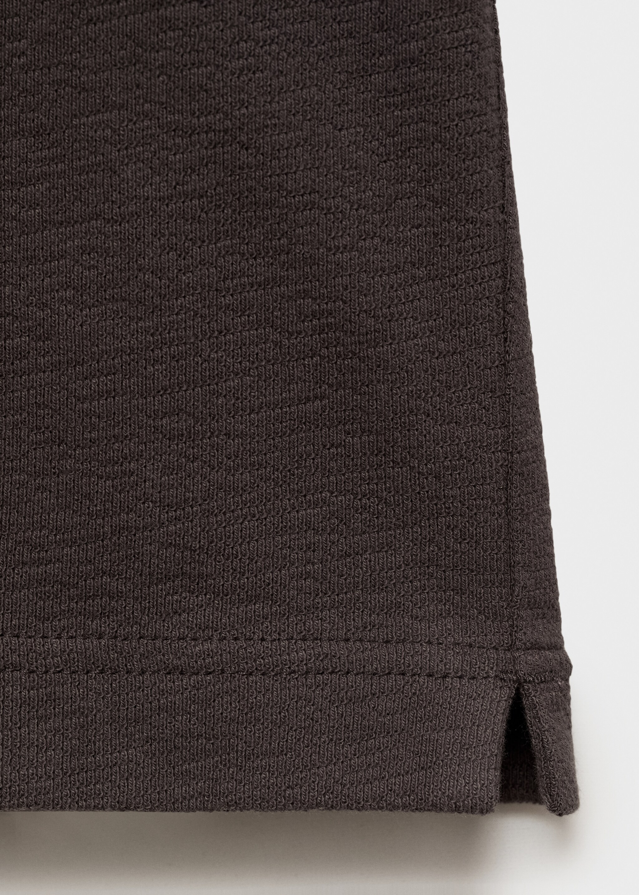 Relaxed fit t-shirt med struktur - Detaljer om artikeln 0