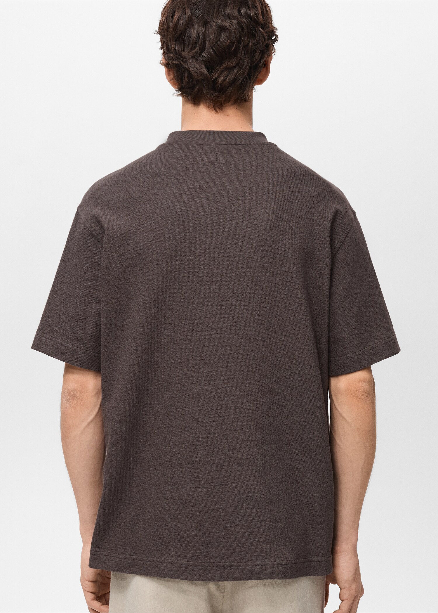 T-shirt relaxed-fit structuré - Verso de l’article