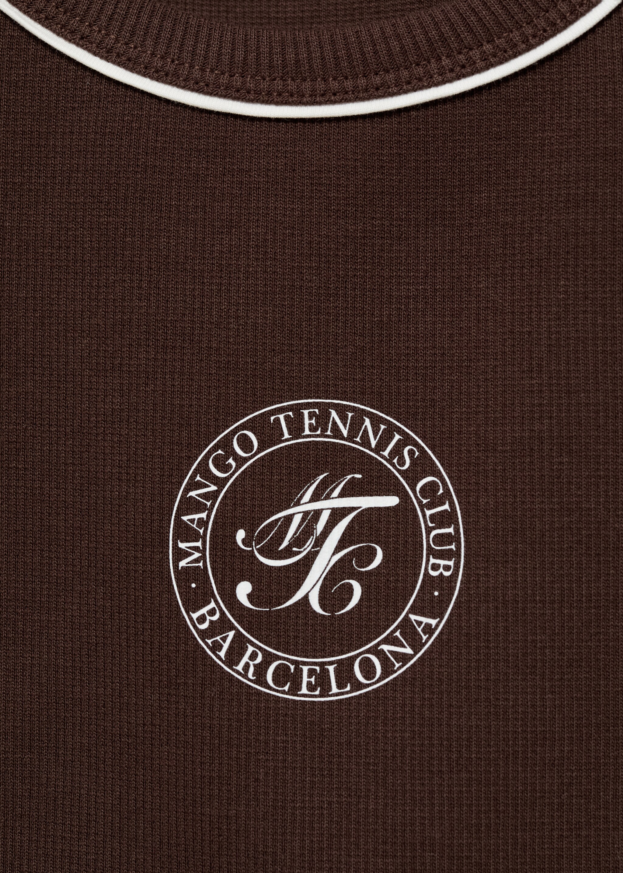 Cotton top with printed message - Details of the article 8