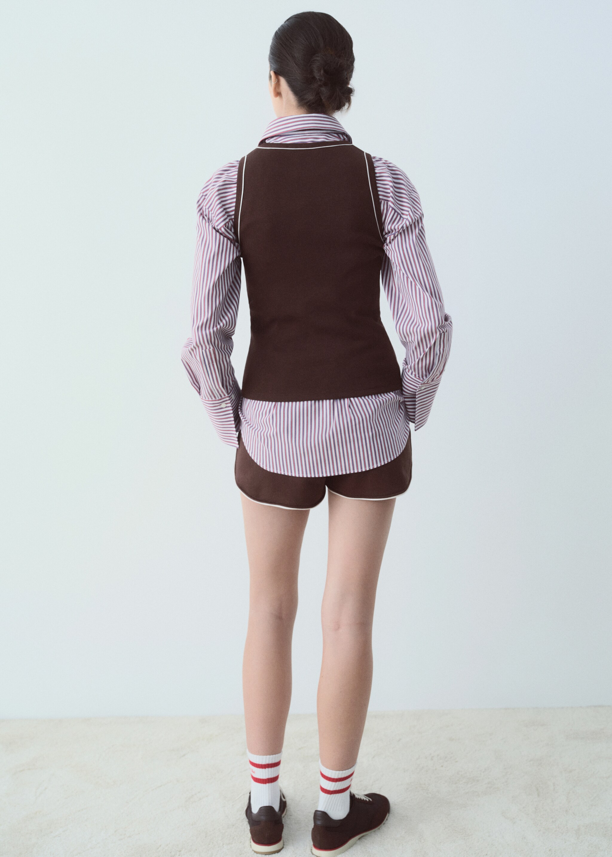 Cotton top with printed message - Reverse of the article