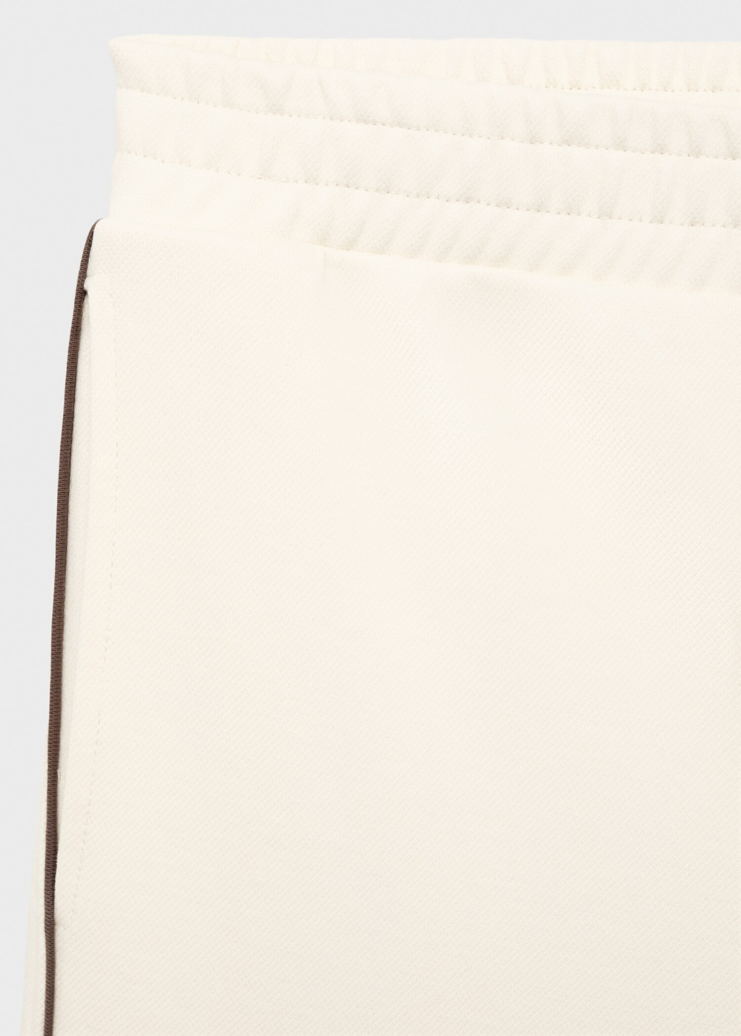 Pantalón jogger algodón raya contraste - Detalle del artículo 8