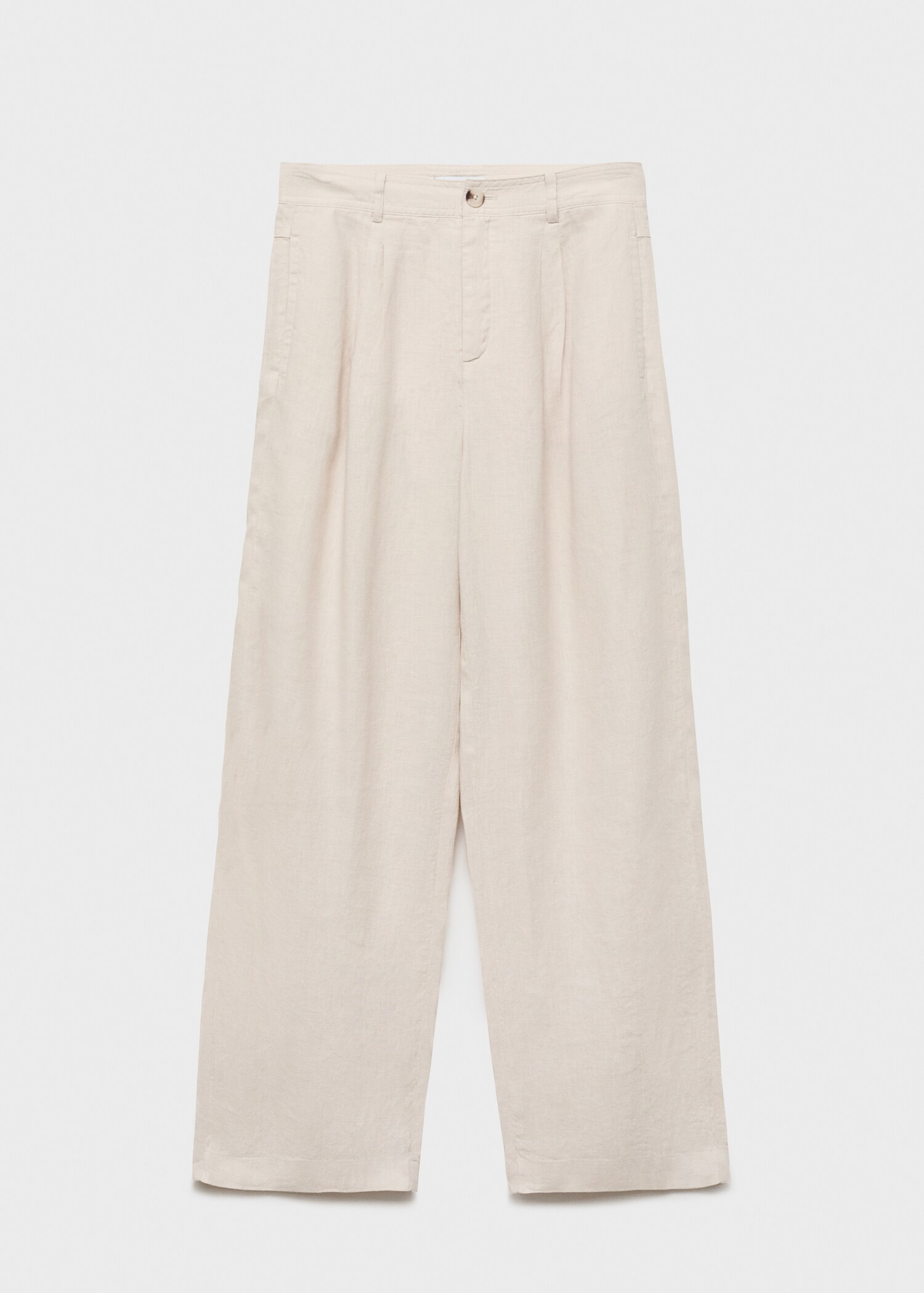 Pantalón lino botón carey - Artículo sin modelo