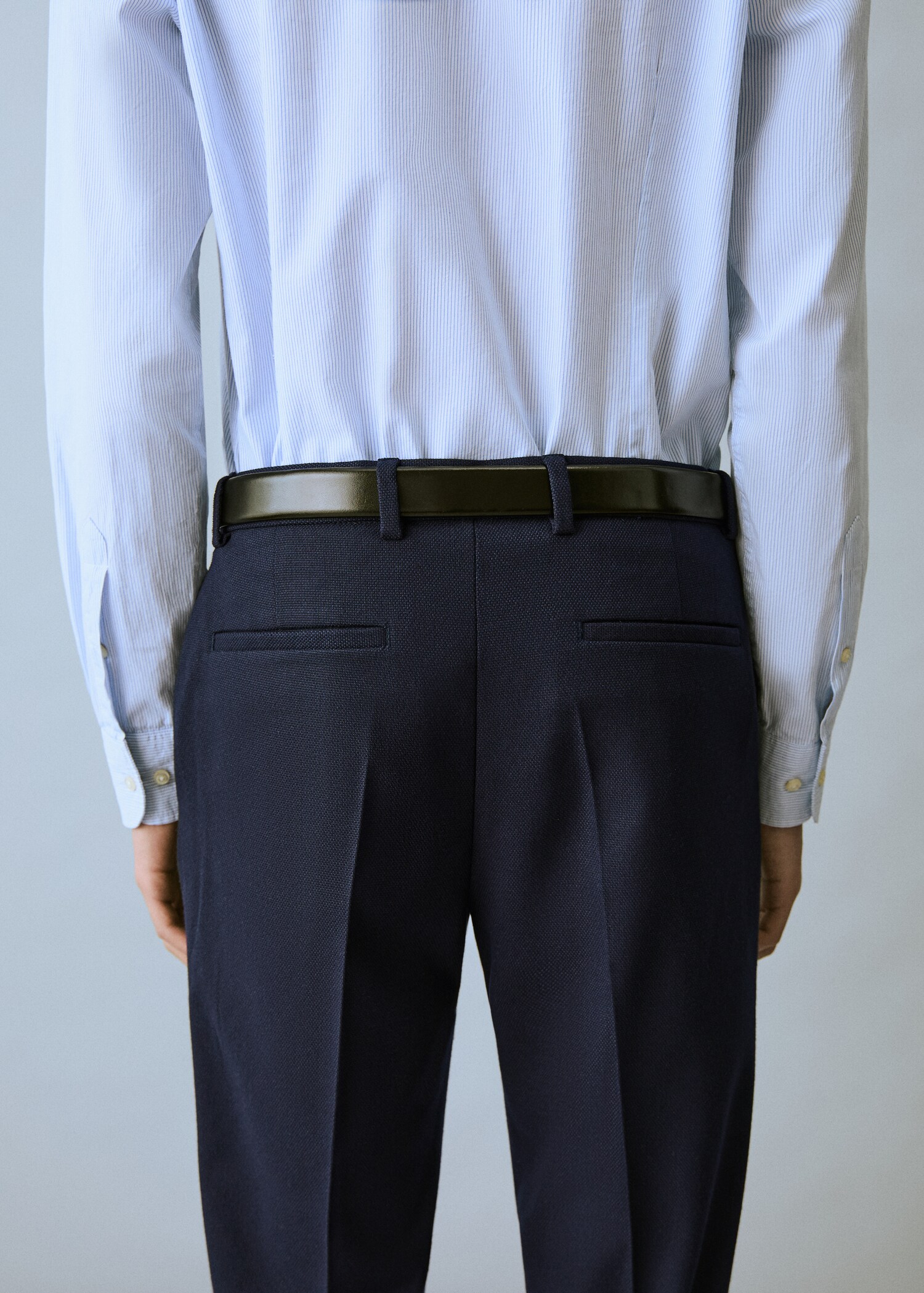 Pique suit trousers - Details of the article 6