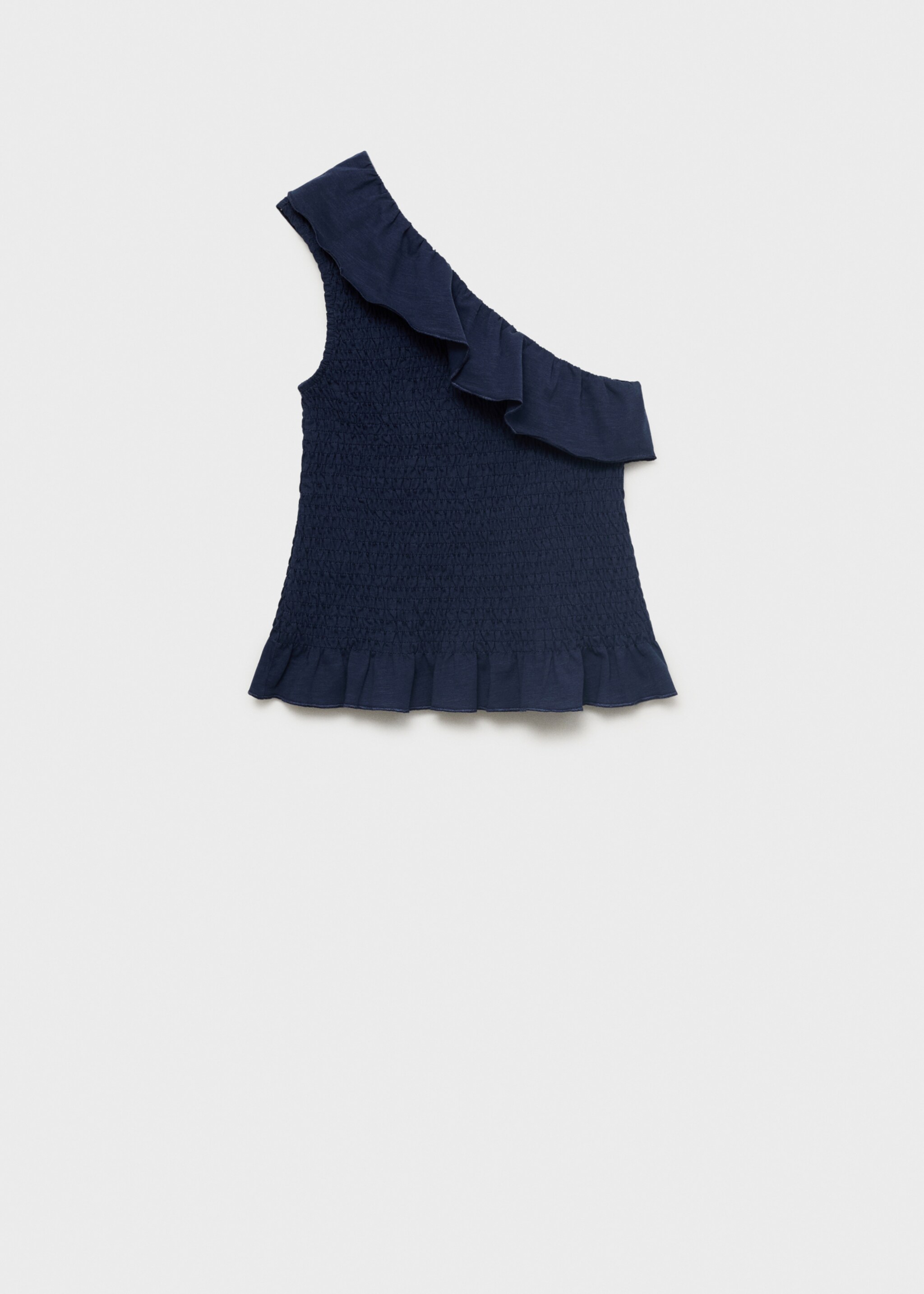 Asymmetric flounces top - Article without model