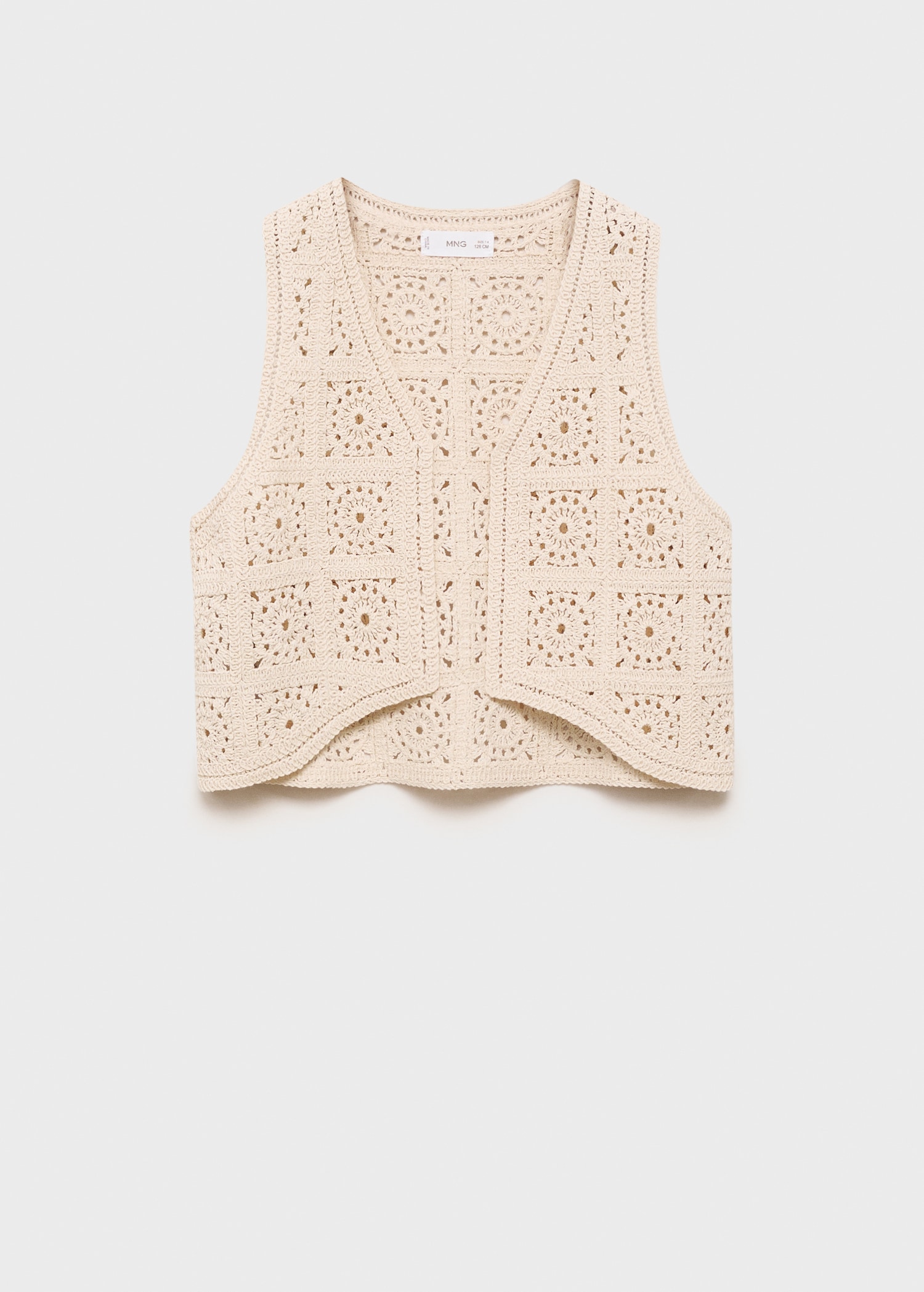 Chaleco Crochet Chalecos Mango Mujer Punto Chaleco Mango Crochet Knitted Waistcoat