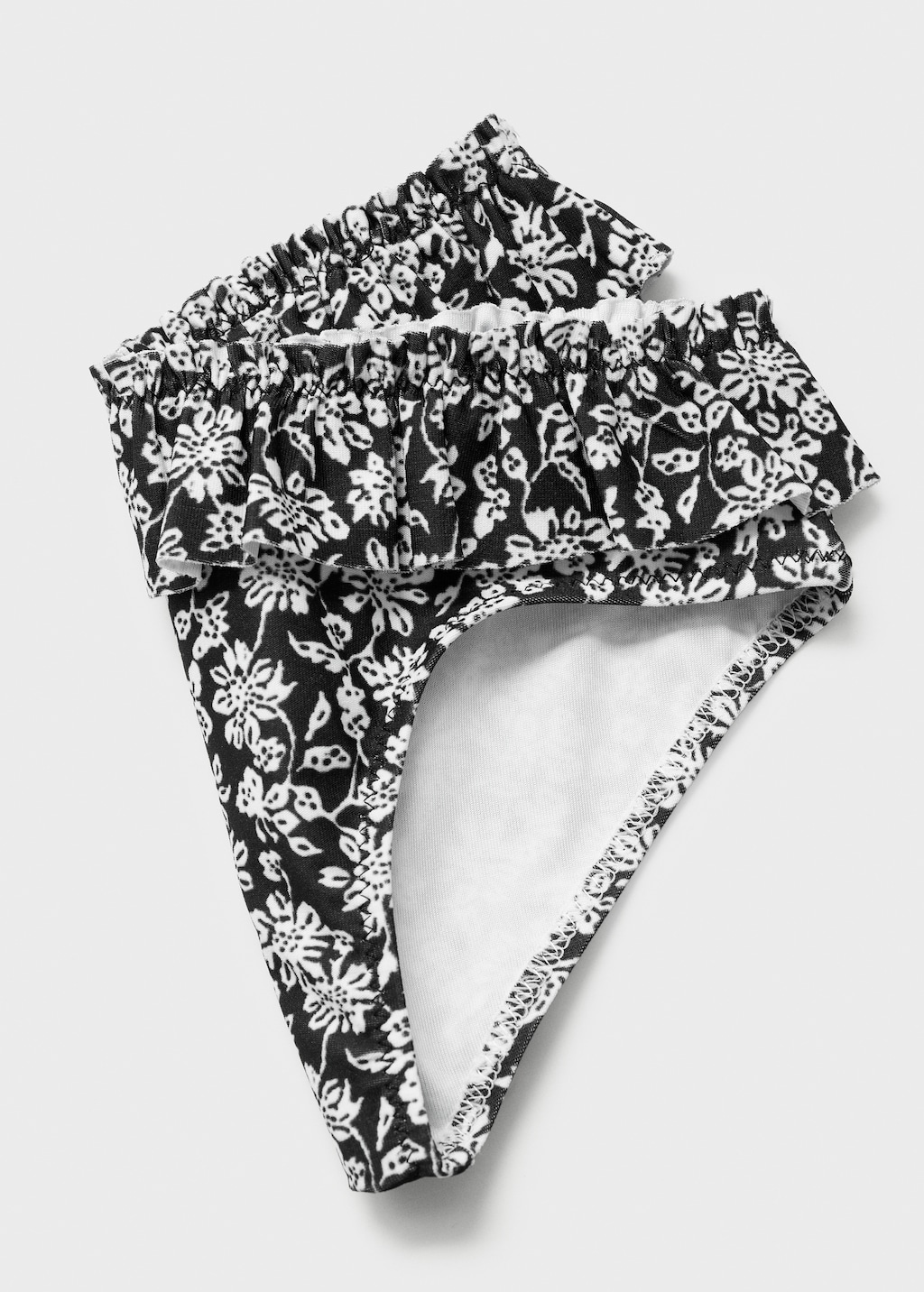 Printed bikini bottom