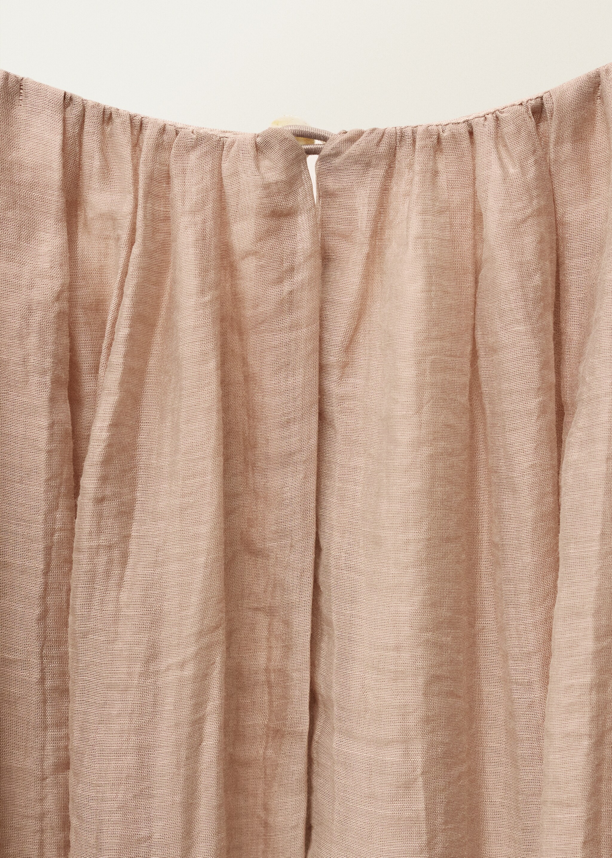 Gathered dress with puffed hem - Details of the article 0