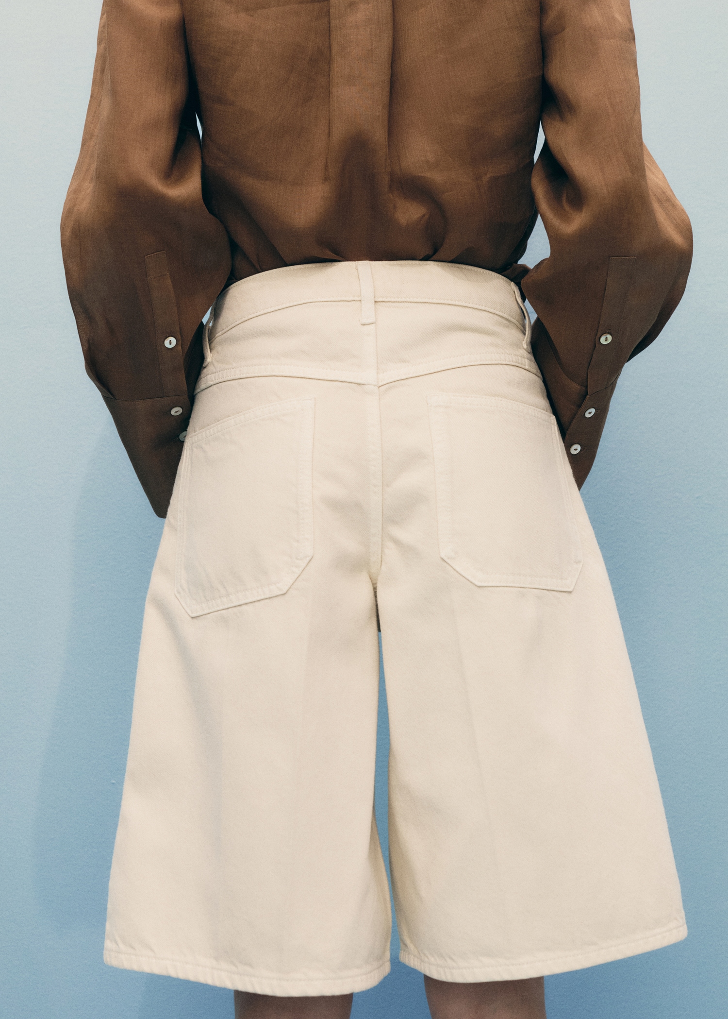 Jort en jean droit à taille haute - Détail de l'article 6
