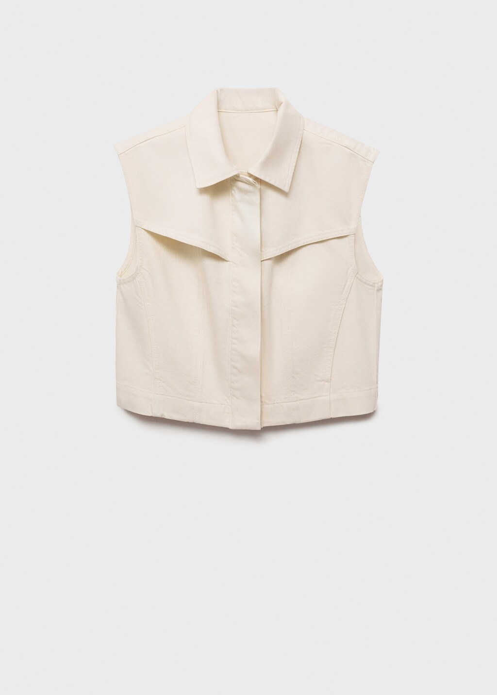 Denim-effect vest - image 5