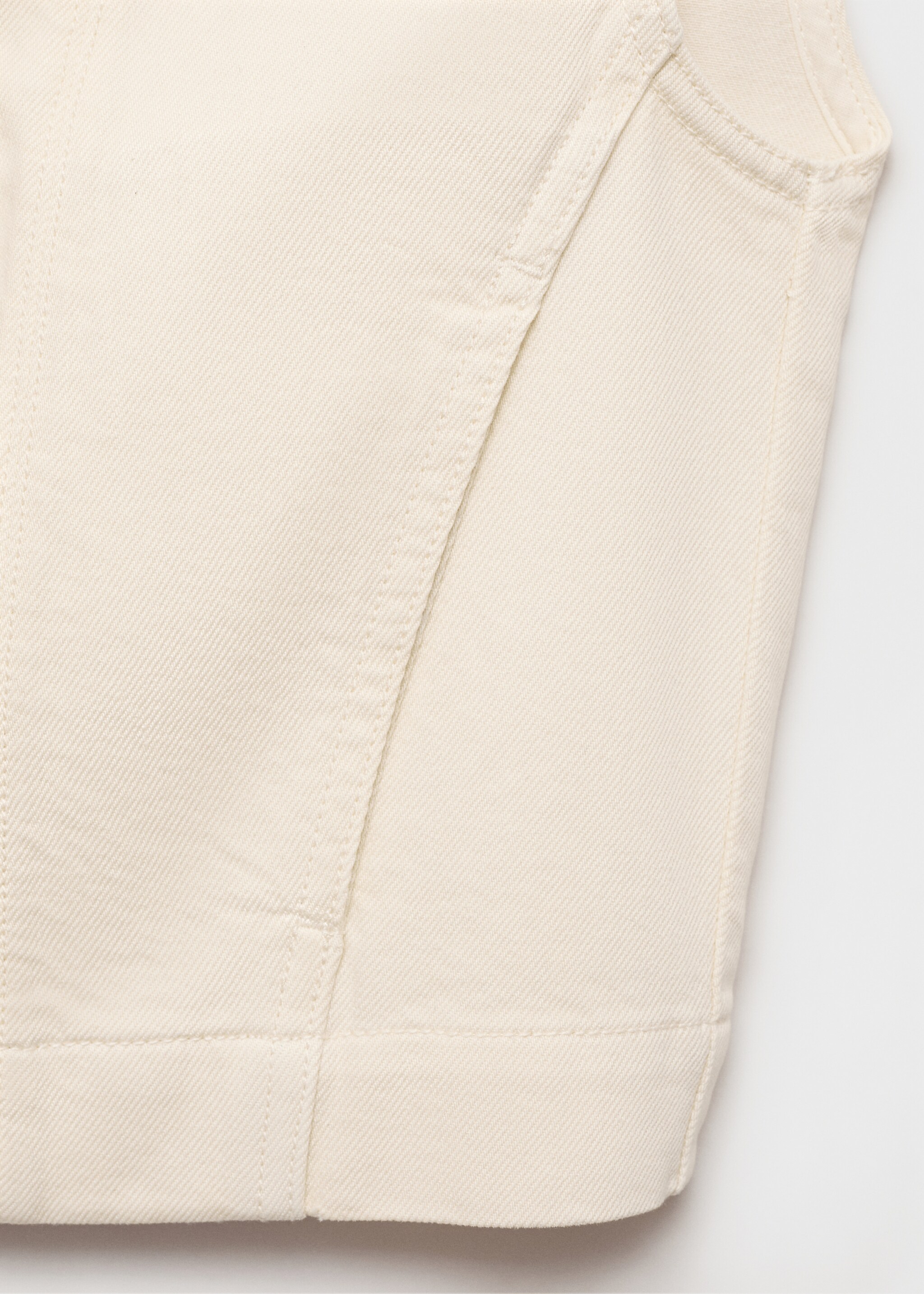 Denim-effect waistcoat - Details of the article 0
