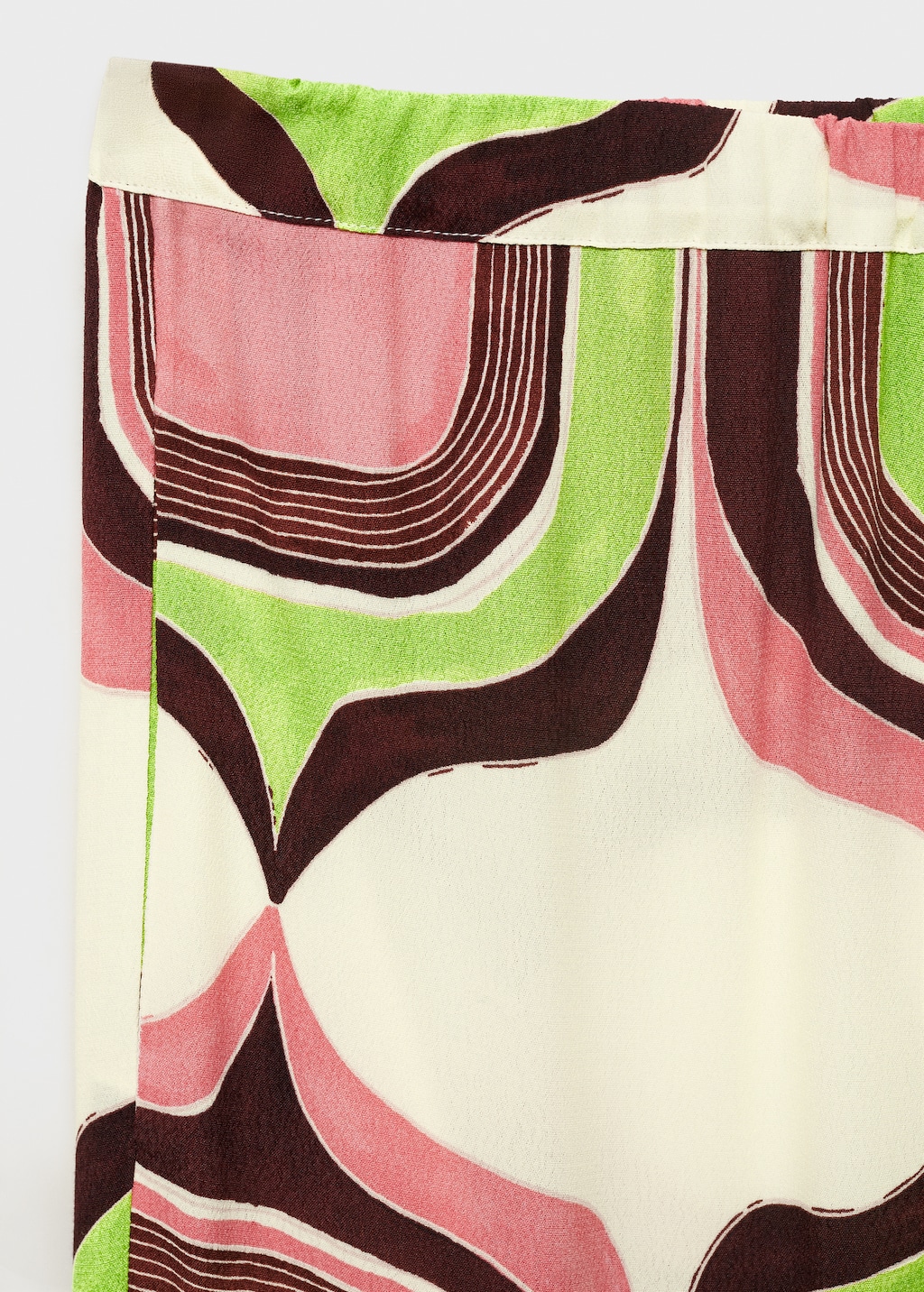 Mango Geometric print pants