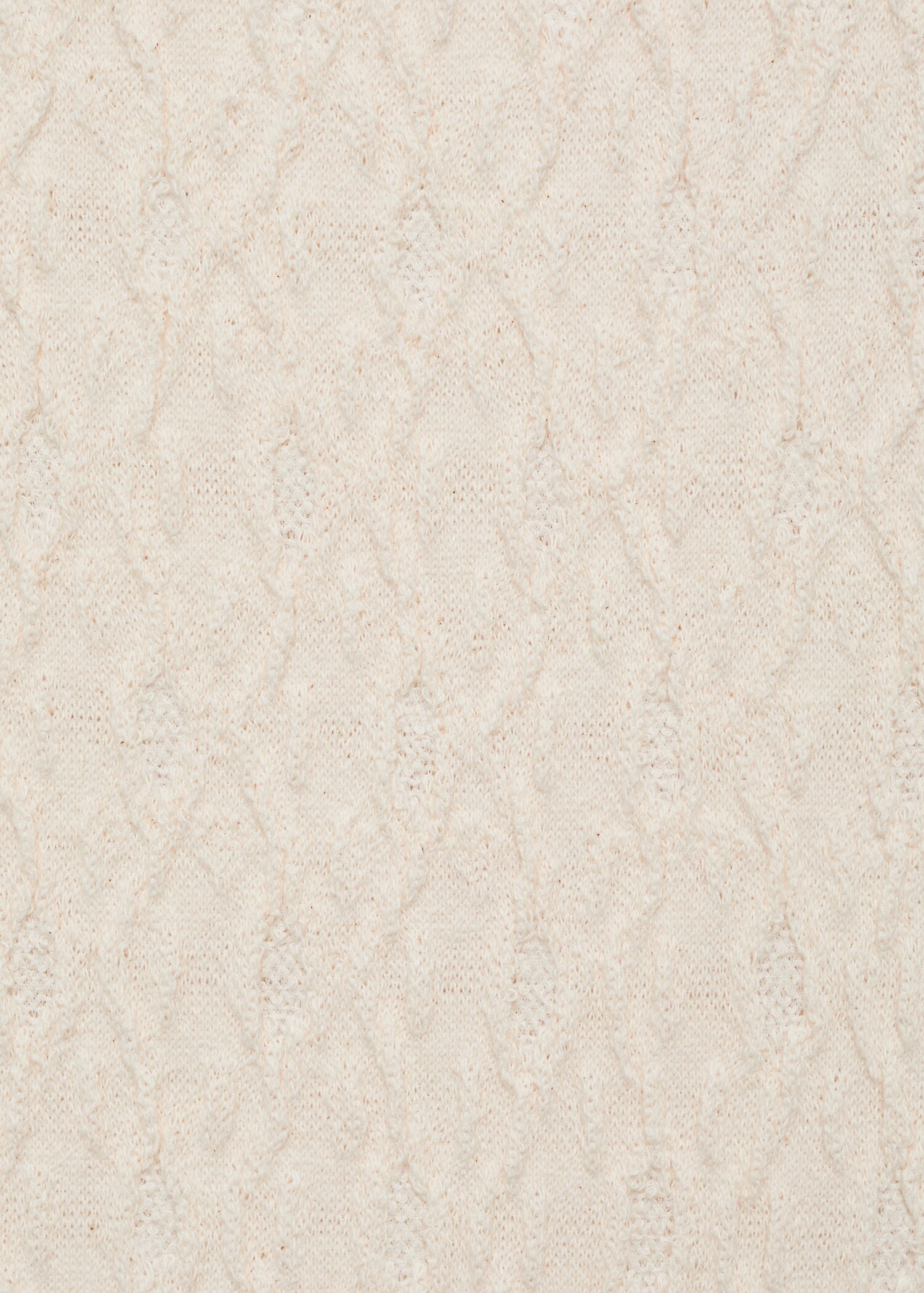 Fitted textured knitted dress - Details of the article 0