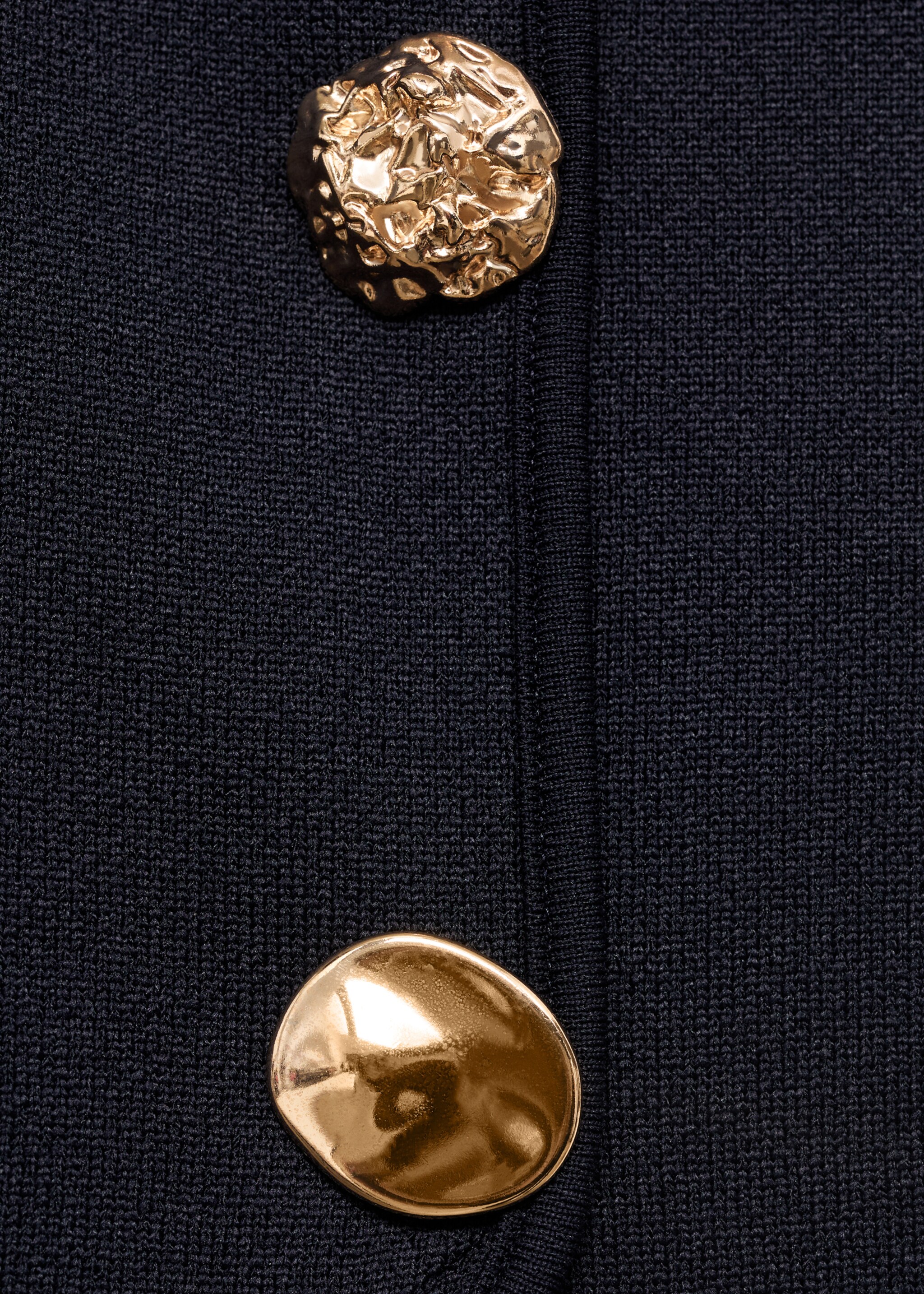 Knitted waistcoat with jewel buttons - Details of the article 0
