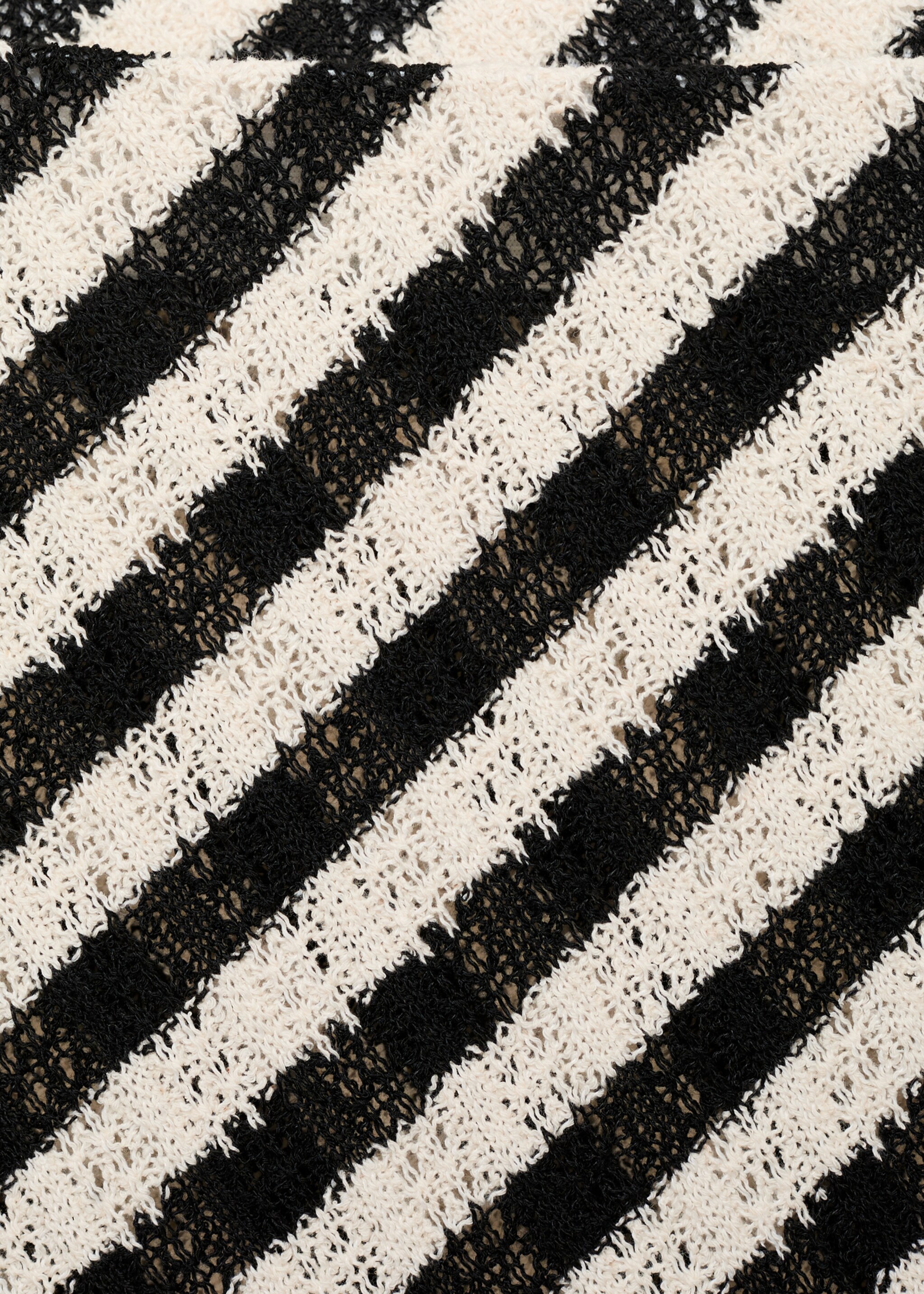 Long striped knitted skirt - Details of the article 8
