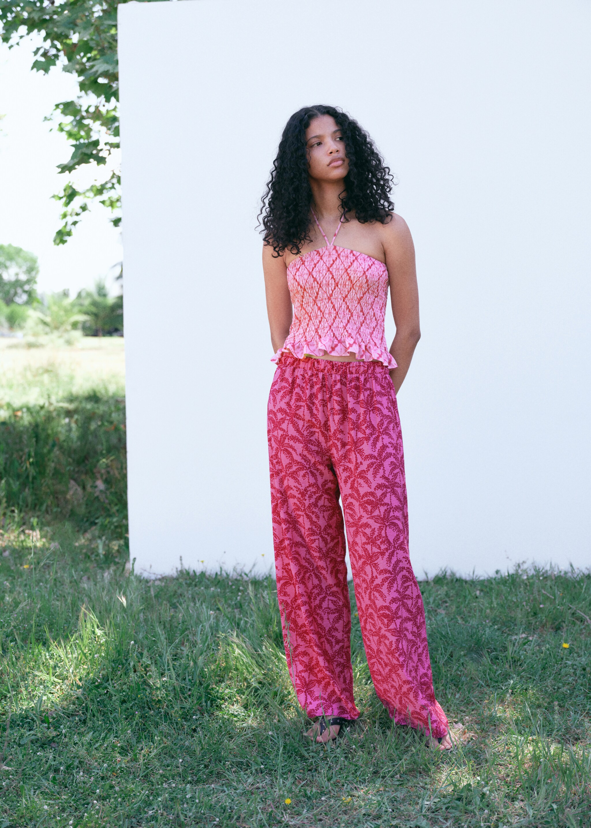 Pantalons imprimé palmiers - Détail de l'article 5