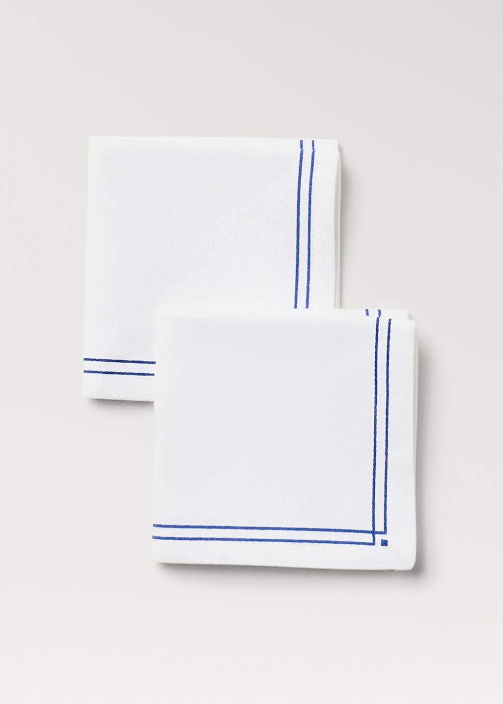 Printed cotton napkins
