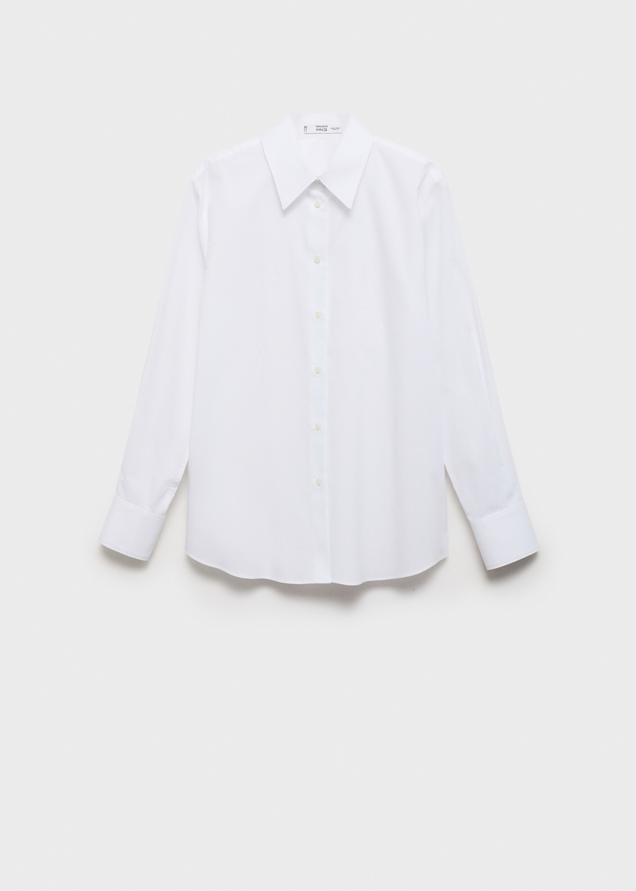 Regular cotton lyocell-blend shirt - Article without model