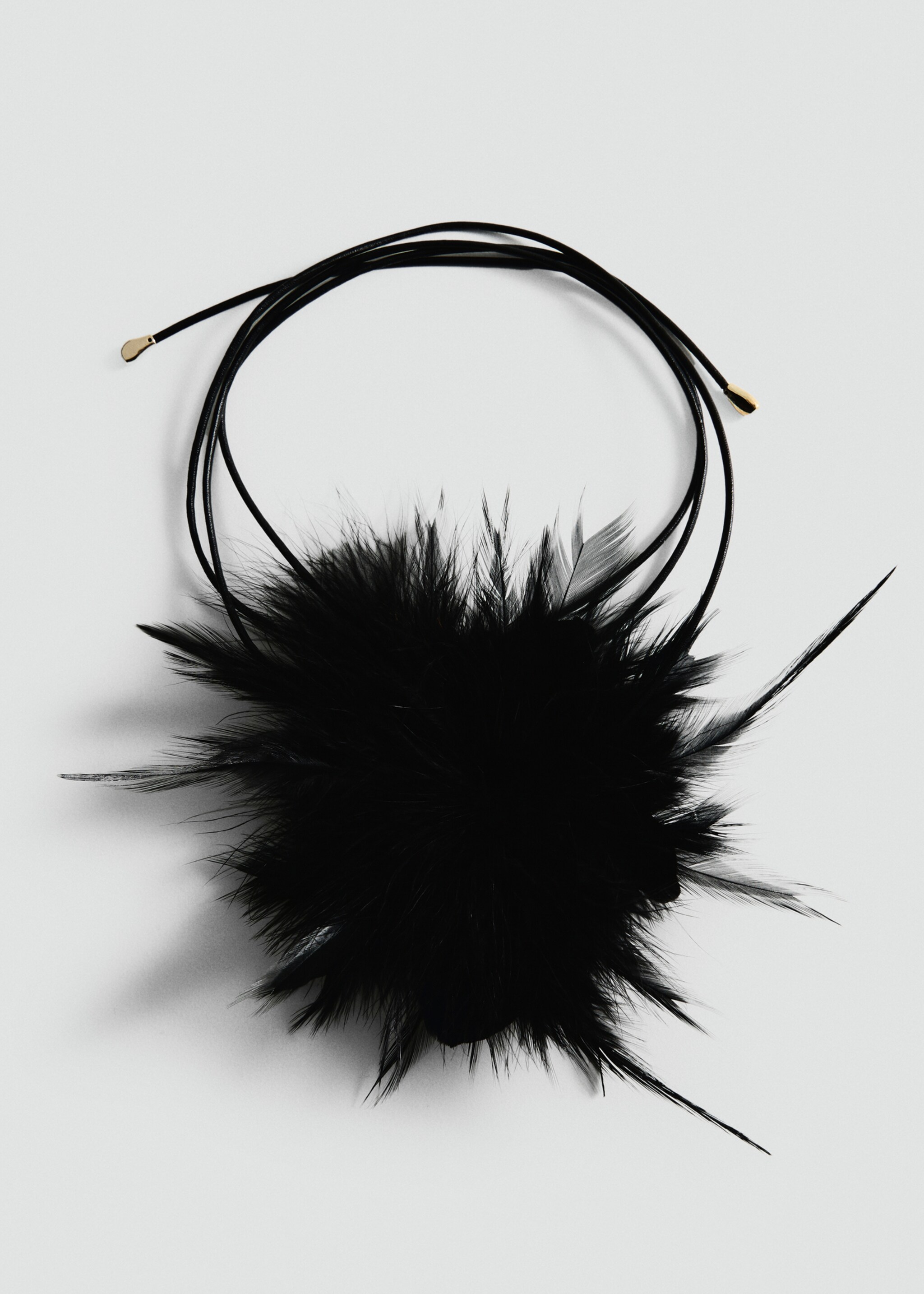 Choker cordón detalle plumas - Artículo sin modelo