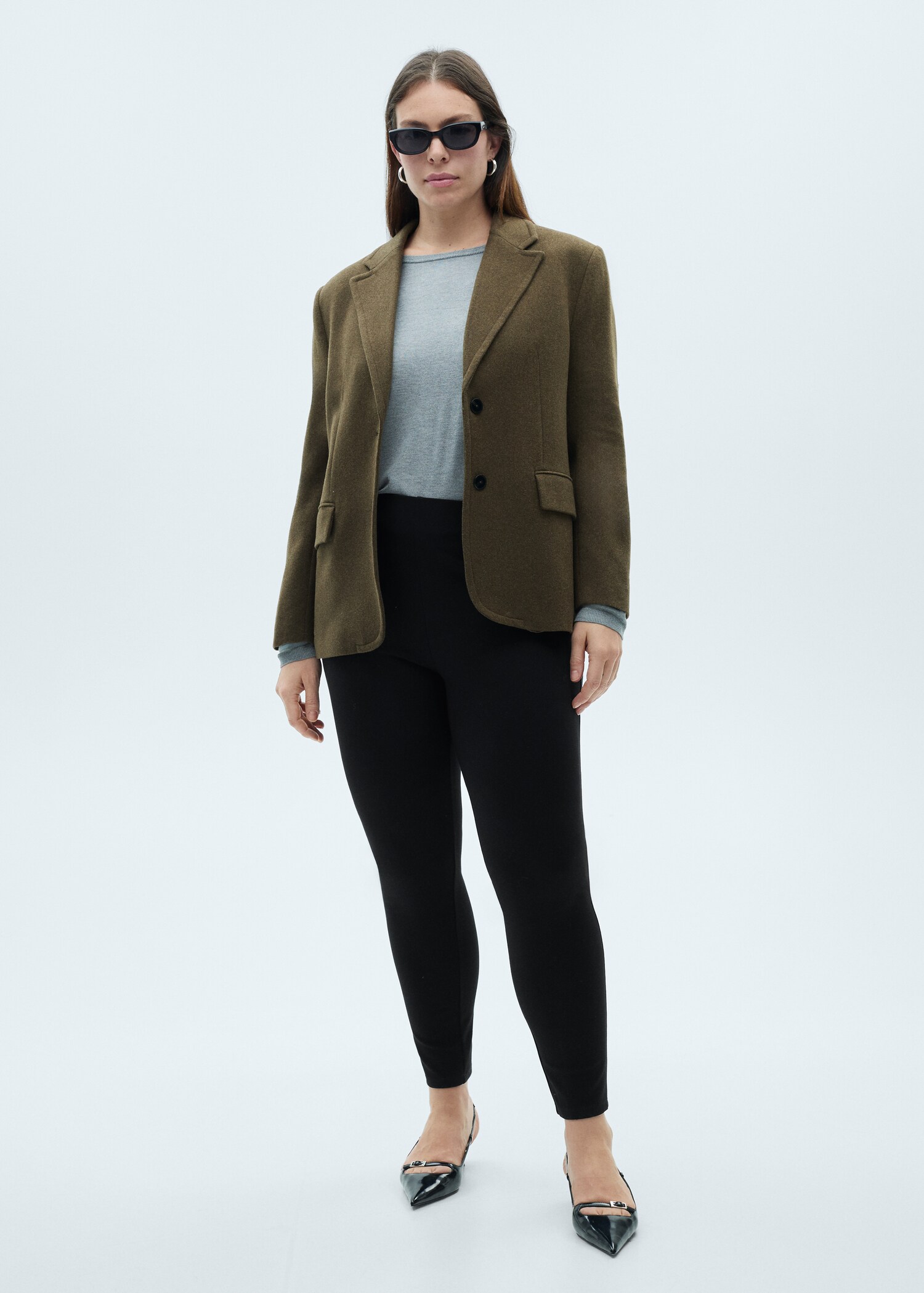 Leggings skinny tiro medio - Detalle del artículo 3
